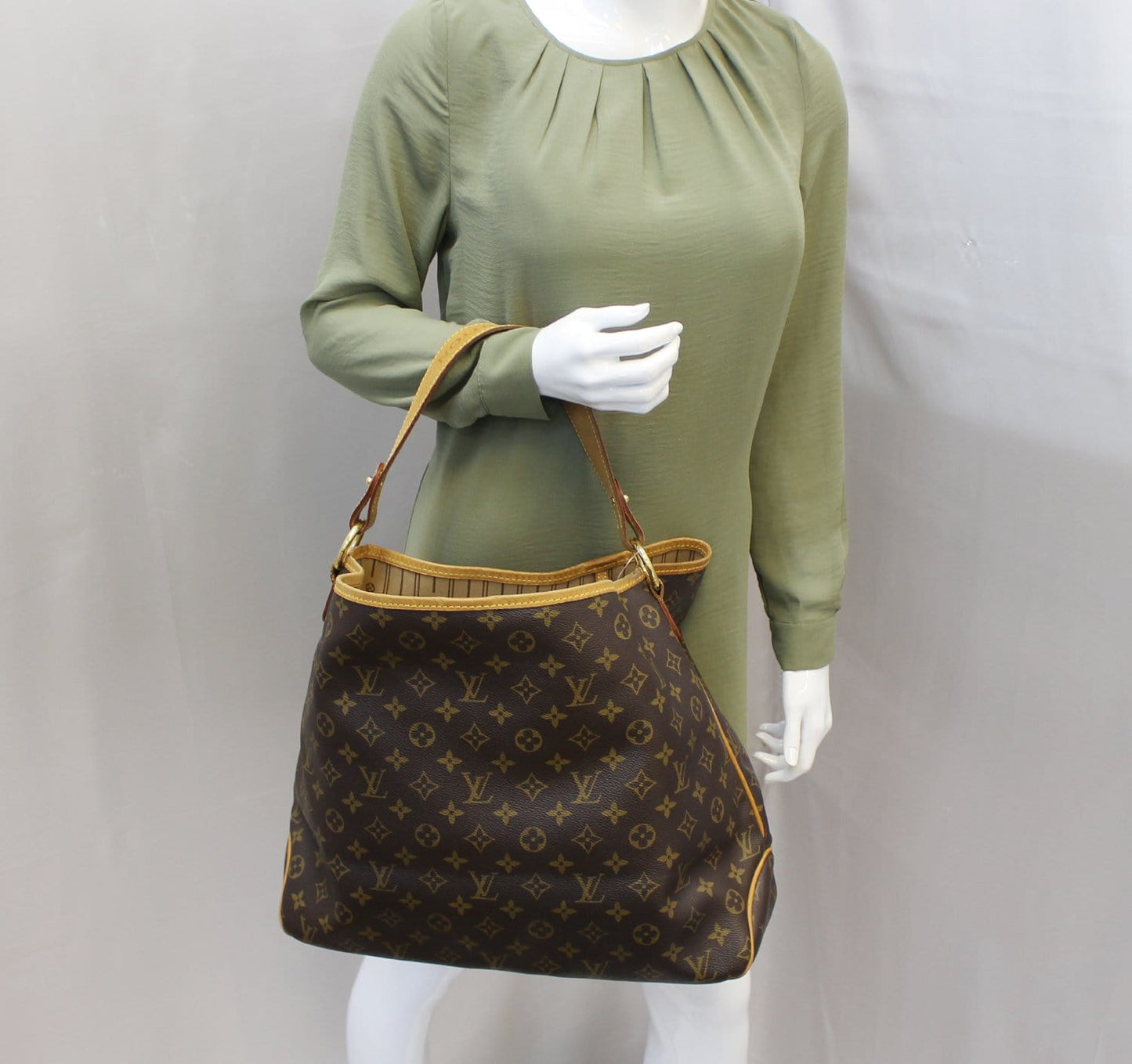 Louis Shoulder Bag Delightful Mm Canvas Monogram