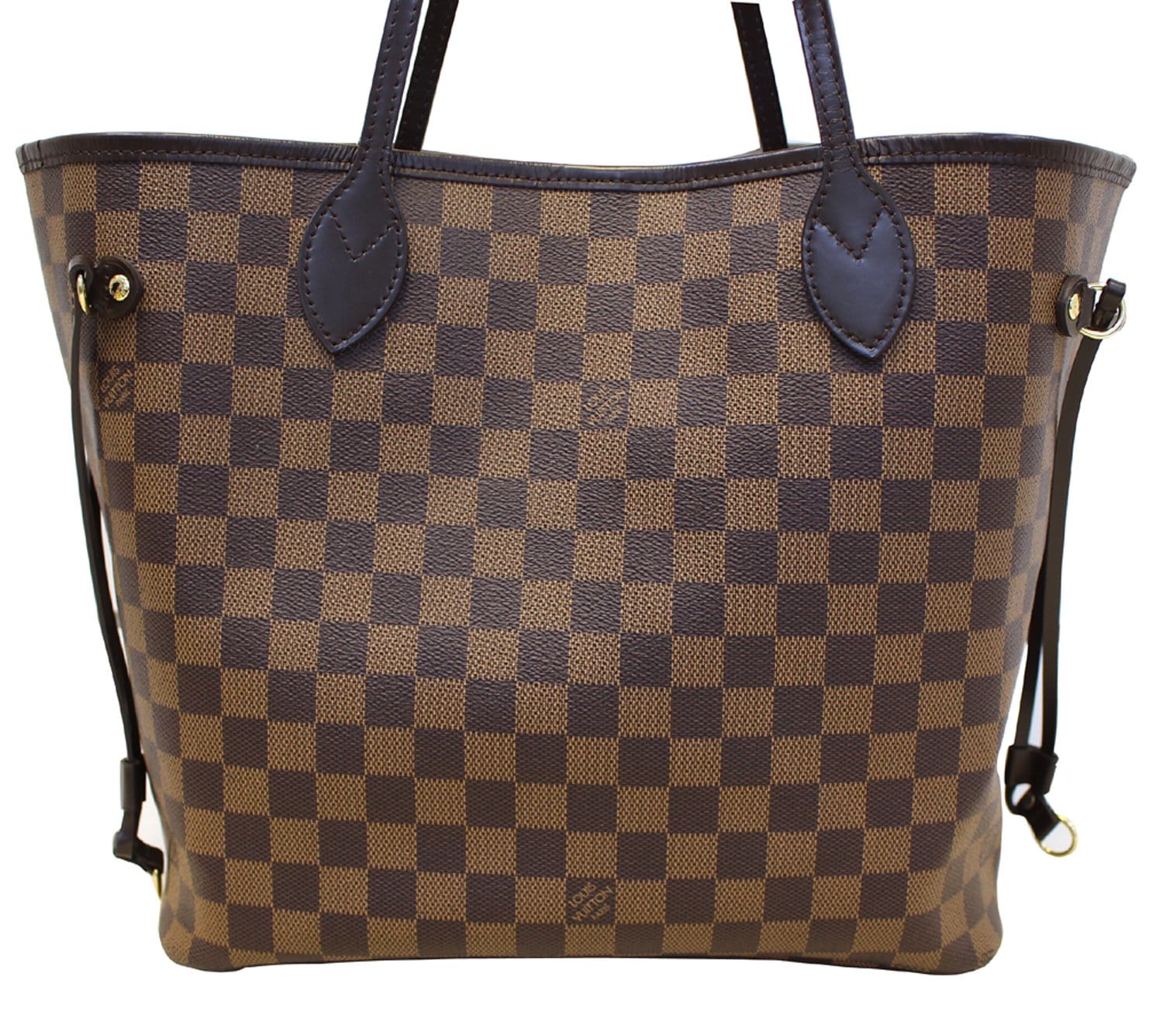 Louis Damier Ebene Neverfull Mm Shoulder Bag
