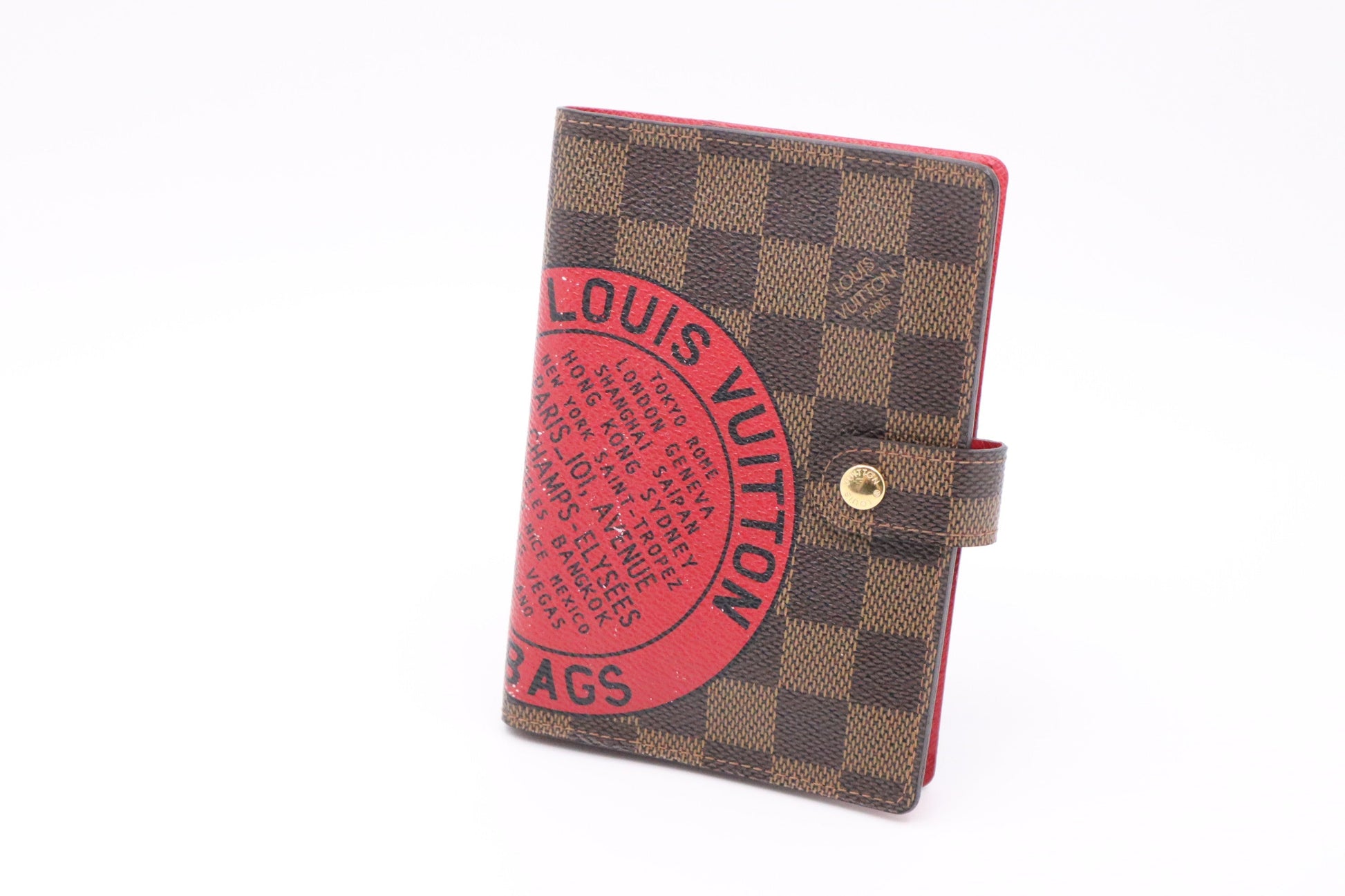 Louis Vuitton Complice Trunks Agenda PM Ebene Damier Canvas Handbag