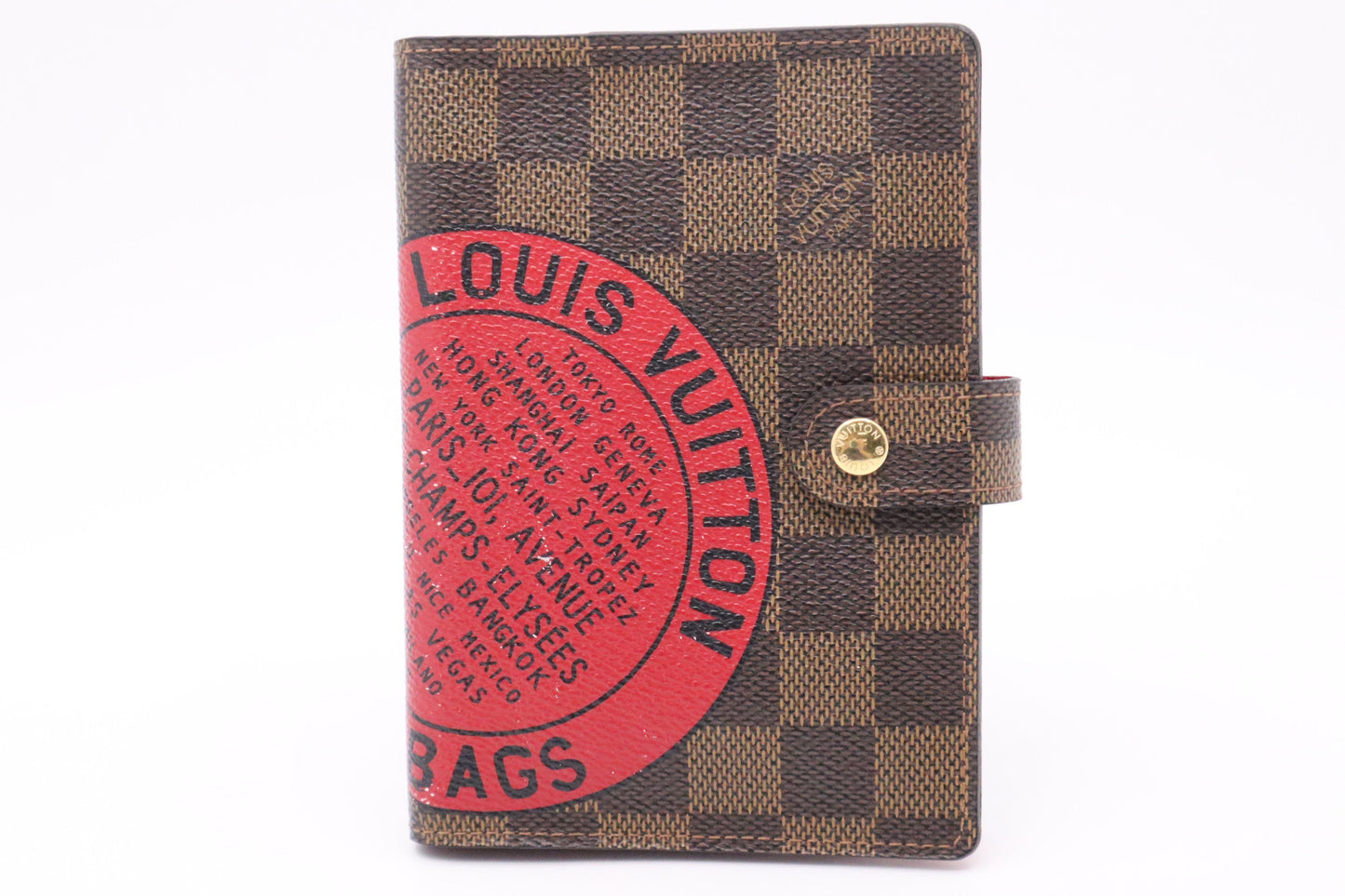 Louis Vuitton Complice Trunks Agenda PM Ebene Damier Canvas Handbag