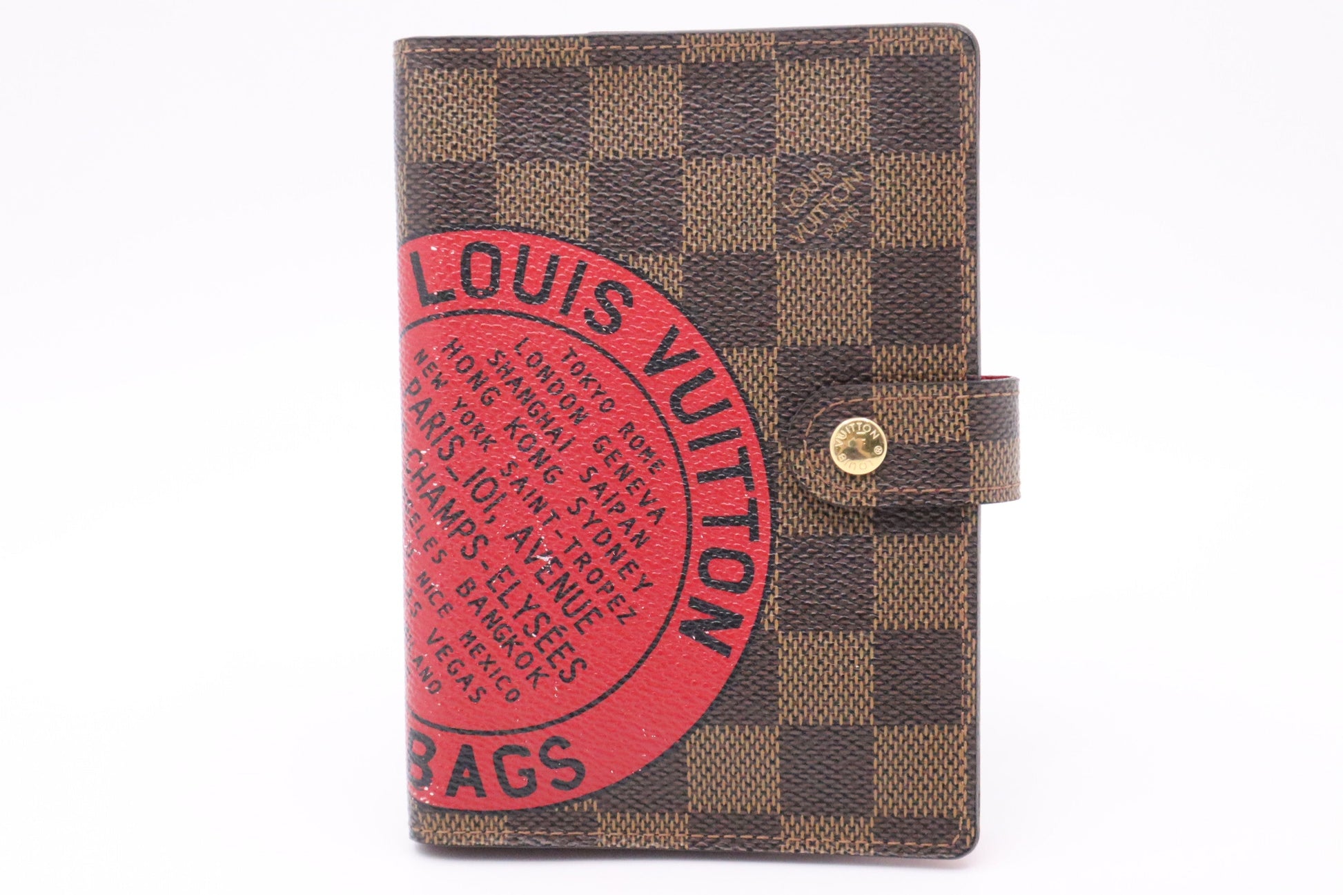 Louis Vuitton Complice Trunks Agenda PM Ebene Damier Canvas Handbag