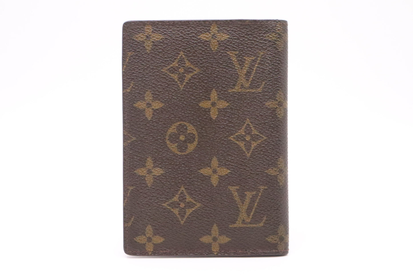 Louis Vuitton Passport Cover Monogram Canvas Wallet Case