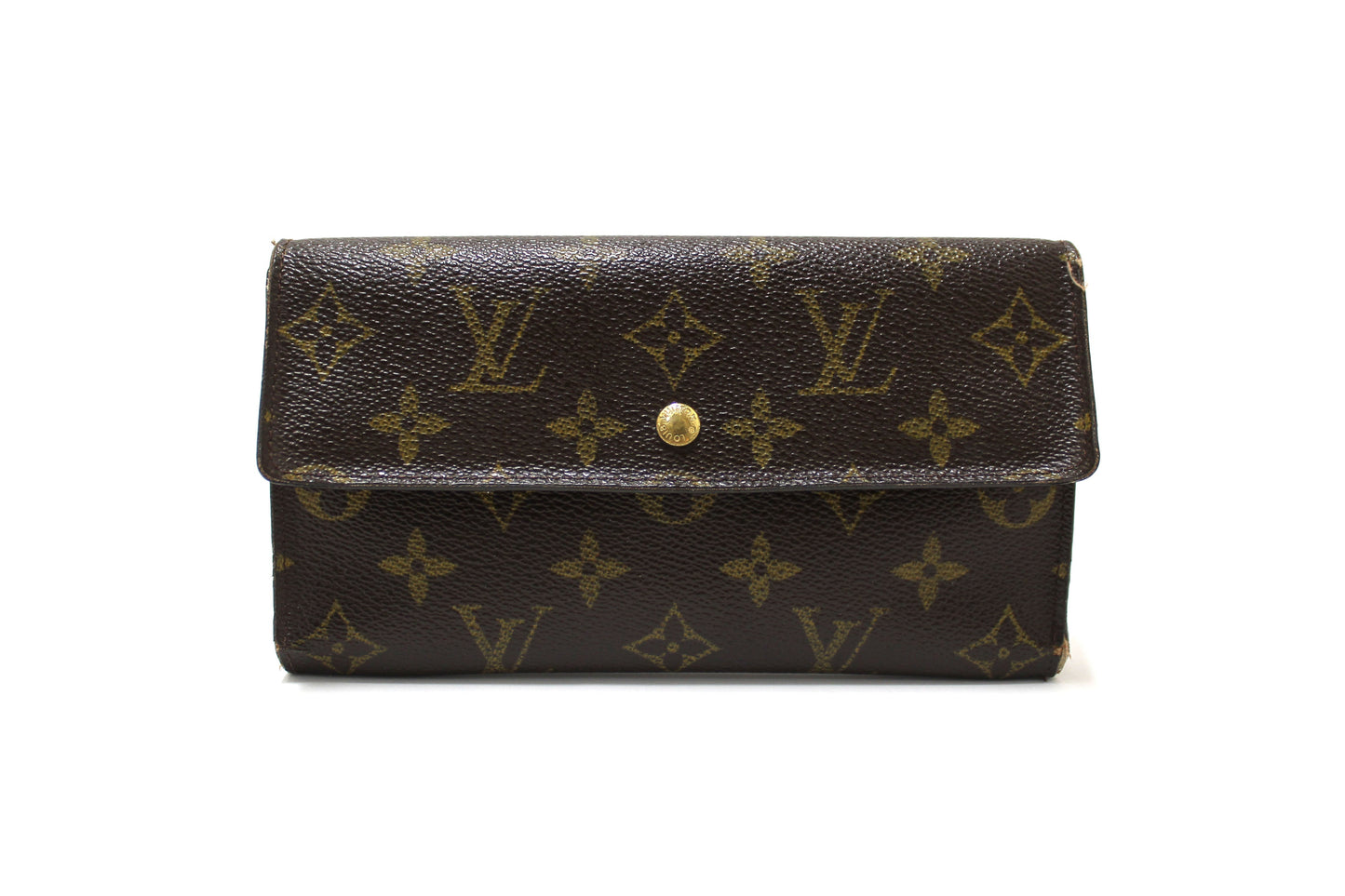 Louis Vuitton Classic Monogram Canvas PTI Long Wallet