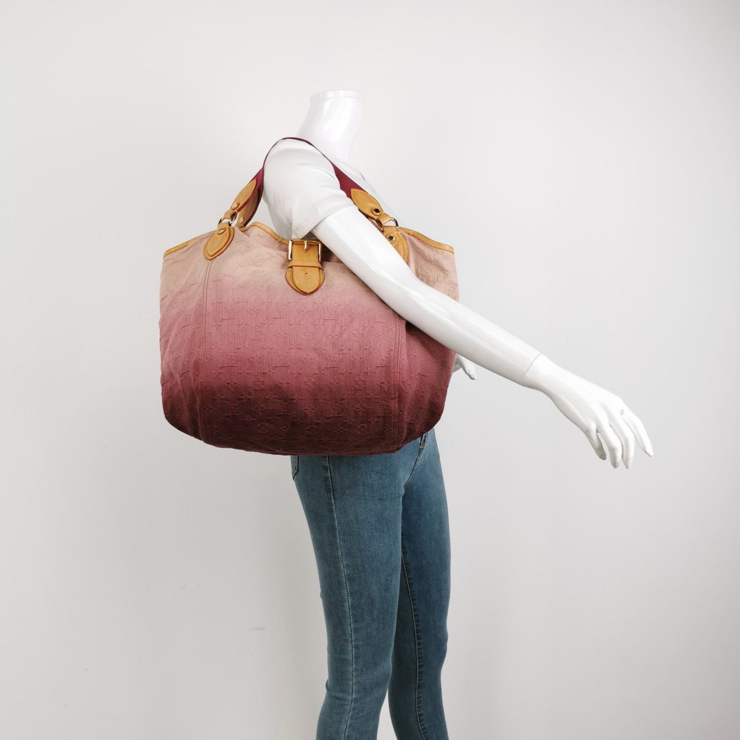 Louis Vuitton Denim Quilted Sunbeam Shoulder Bag