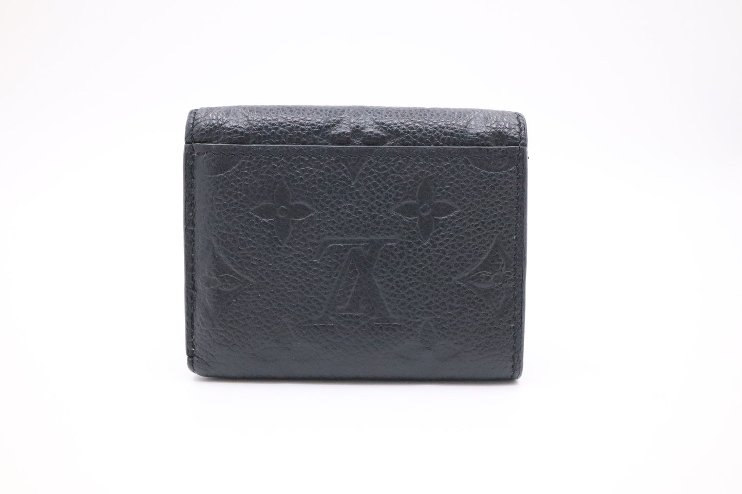 Louis Vuitton Card Empreinte Leather Black Wallet Case