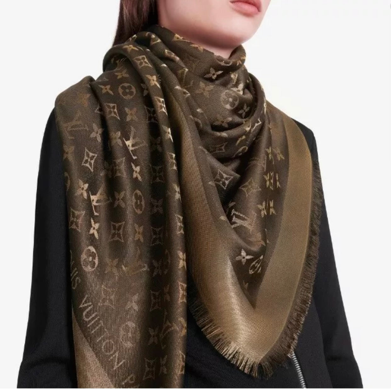 Louis Vuitton Shawl Monogram Scarf