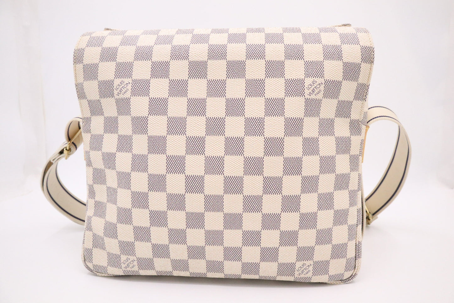 Louis Vuitton Naviglio Azur Damier Canvas Handbag Canvas 3