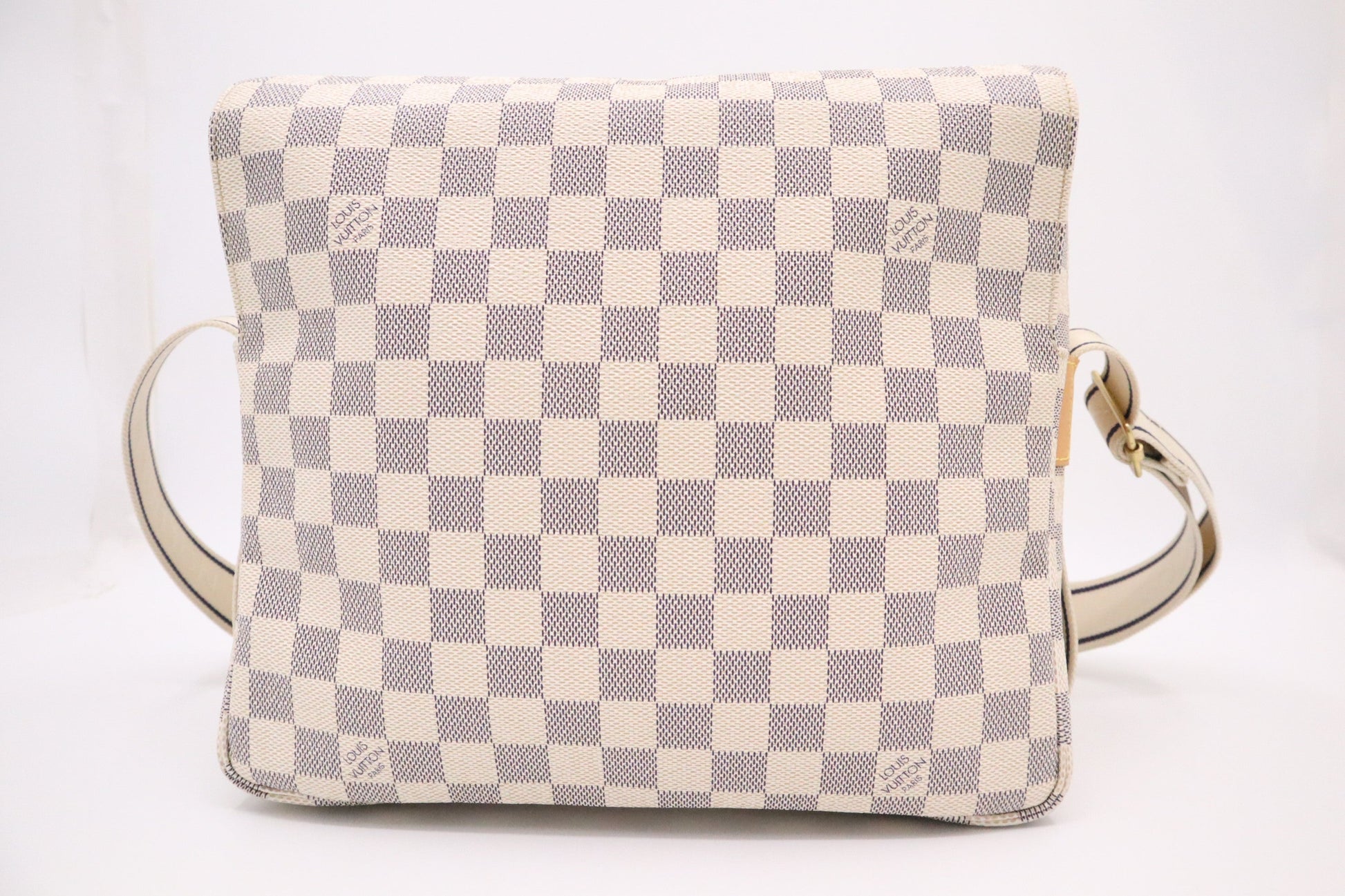 Louis Vuitton Naviglio Azur Damier Canvas Handbag Canvas 3