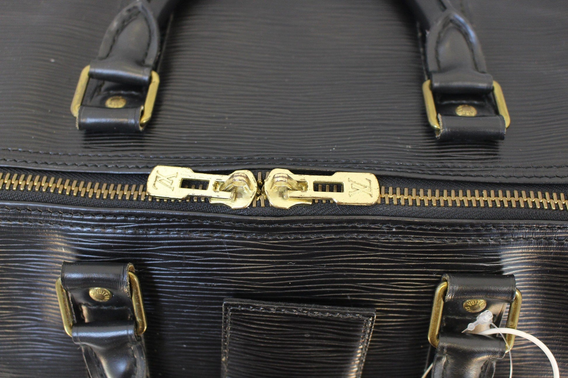 Louis Epi Keepall Boston Bag Leather Travel Bag