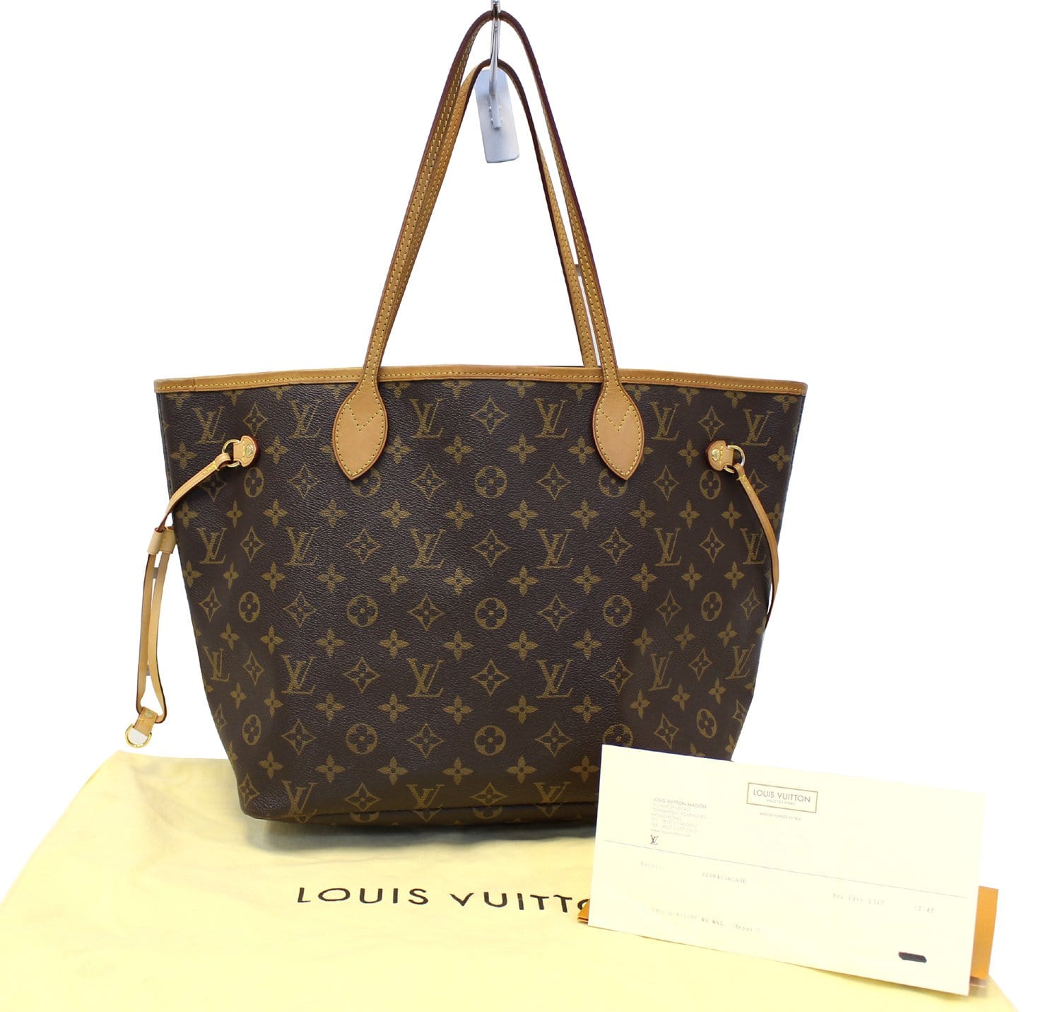 Louis Neverfull Mm Shoulder Bag Canvas Monogram