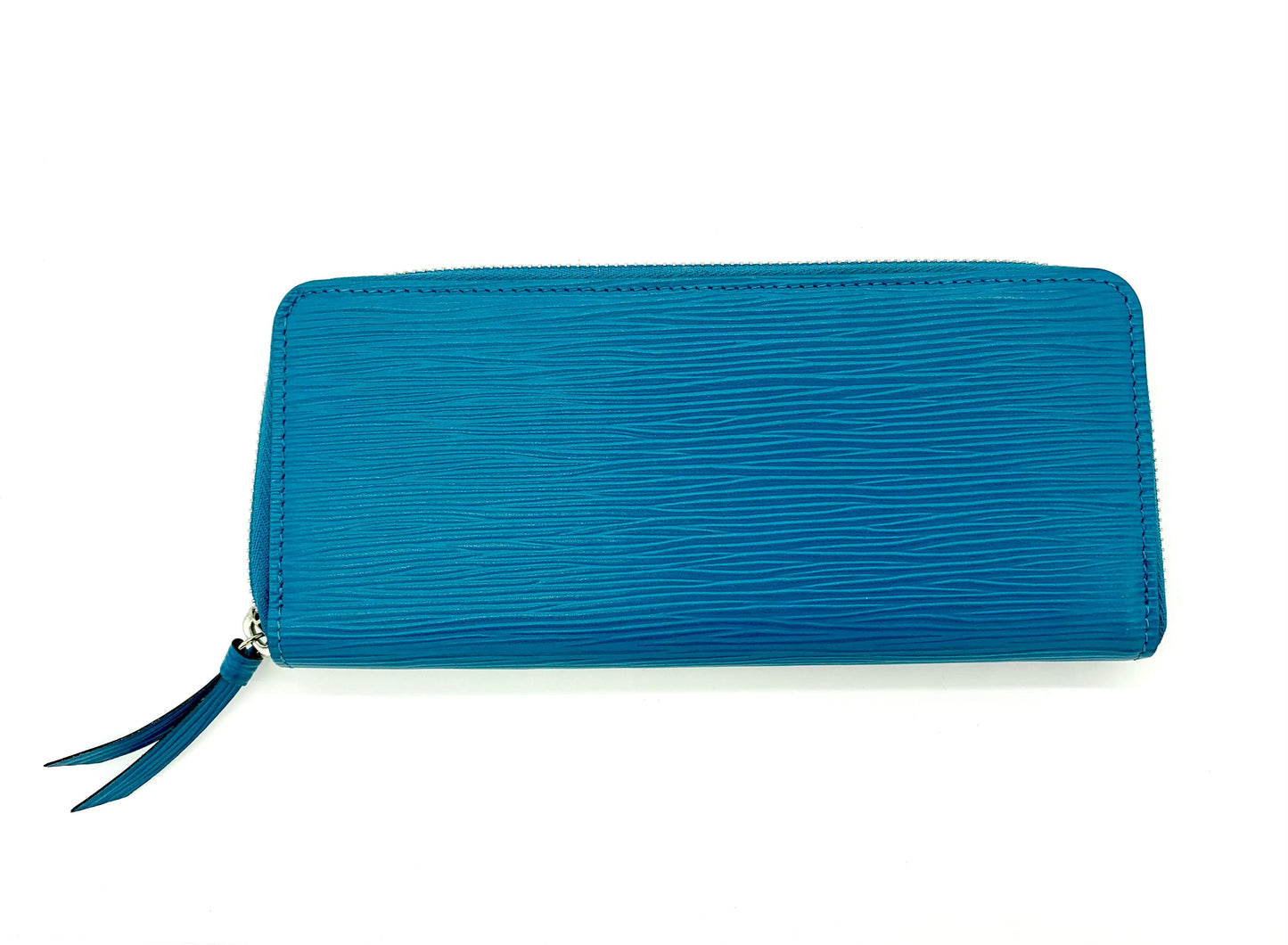 Louis Vuitton CLEMENCE Epi Blue Wallet Case