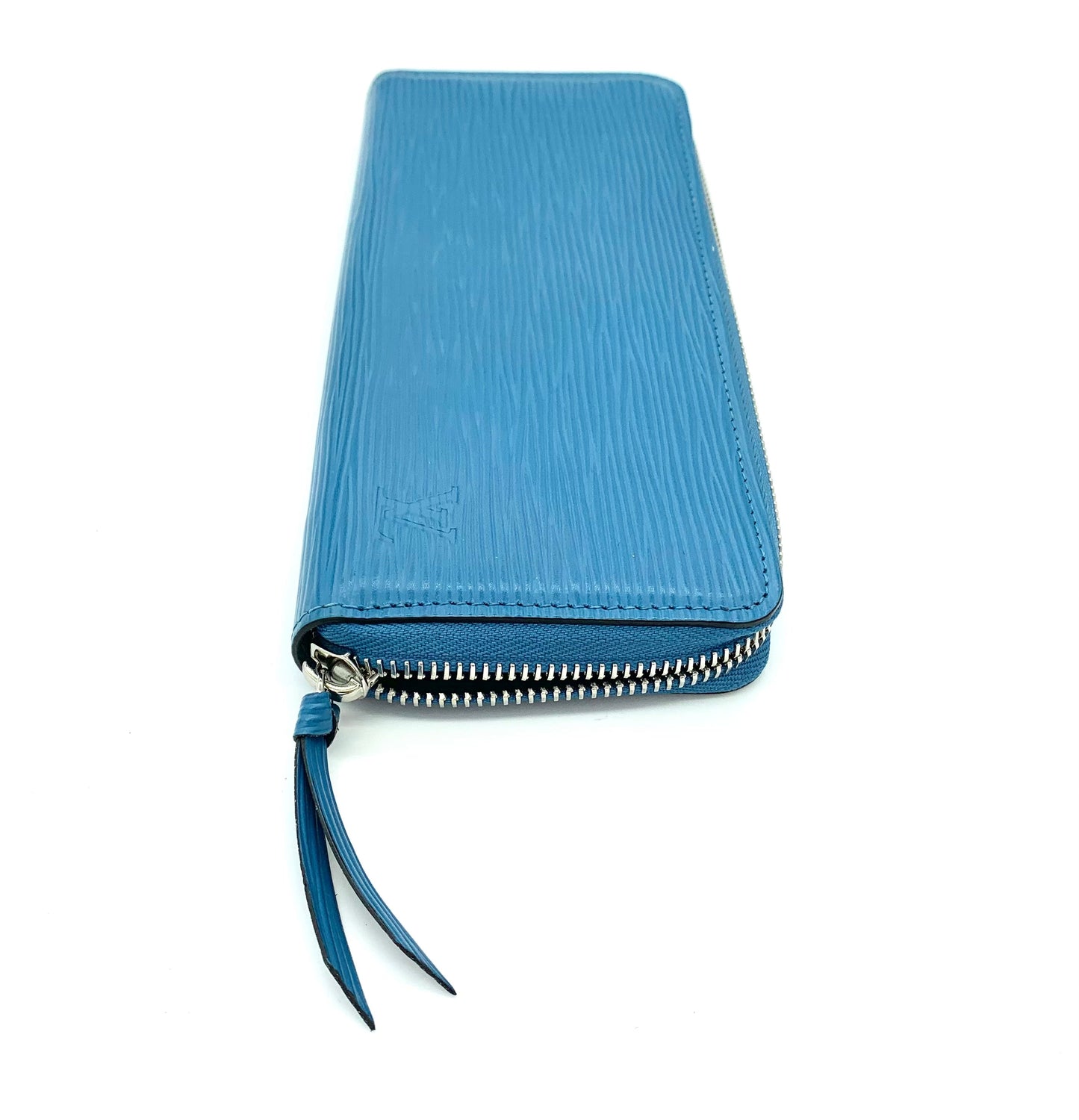 Louis Vuitton CLEMENCE Epi Blue Wallet Case