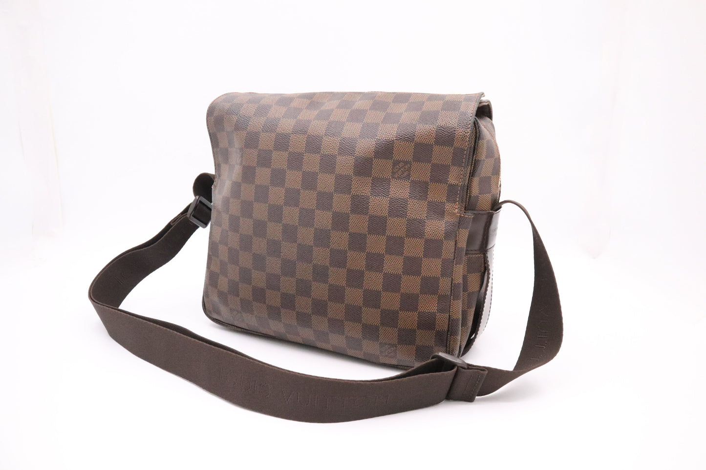 Louis Vuitton Naviglio Ebene Damier Canvas Handbag