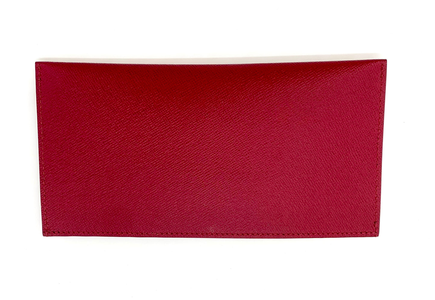 Louis Vuitton CARD HOLDER Red Leather Wallet Case