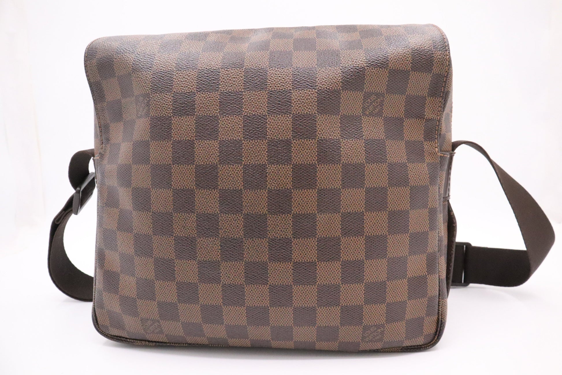 Louis Vuitton Naviglio Ebene Damier Canvas Handbag
