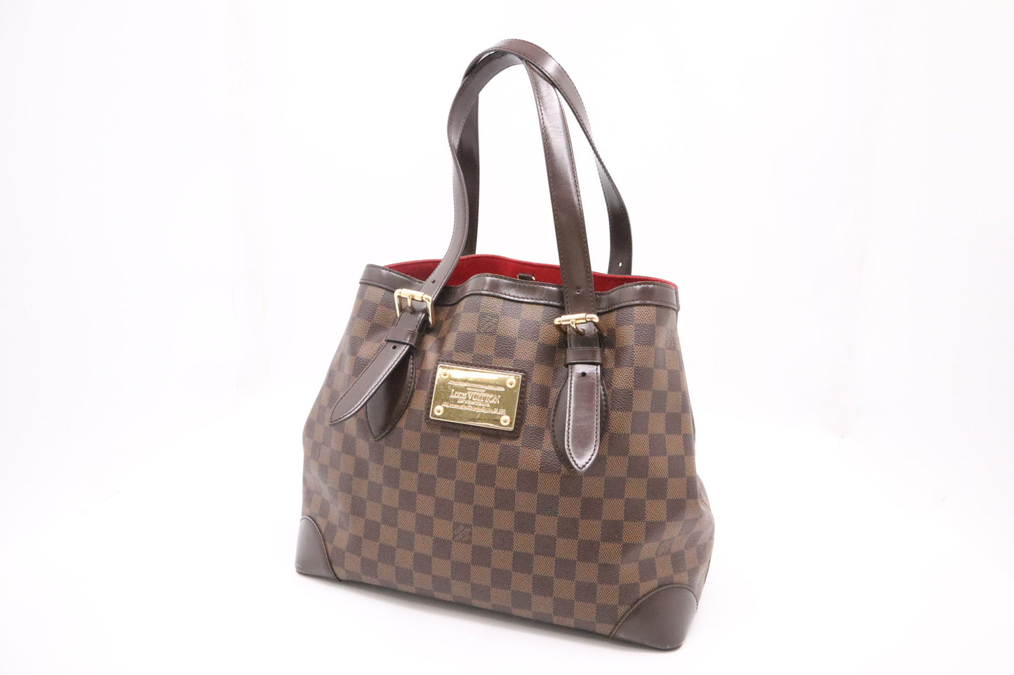 Louis Vuitton Hampstead MM Ebene Damier Canvas Handbag