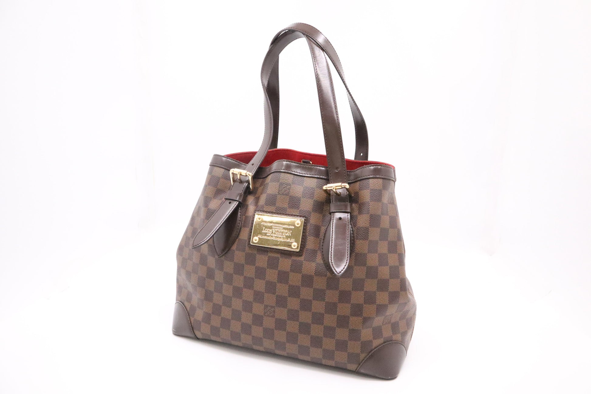 Louis Vuitton Hampstead MM Ebene Damier Canvas Handbag