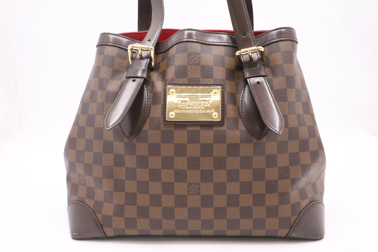 Louis Vuitton Hampstead MM Ebene Damier Canvas Handbag