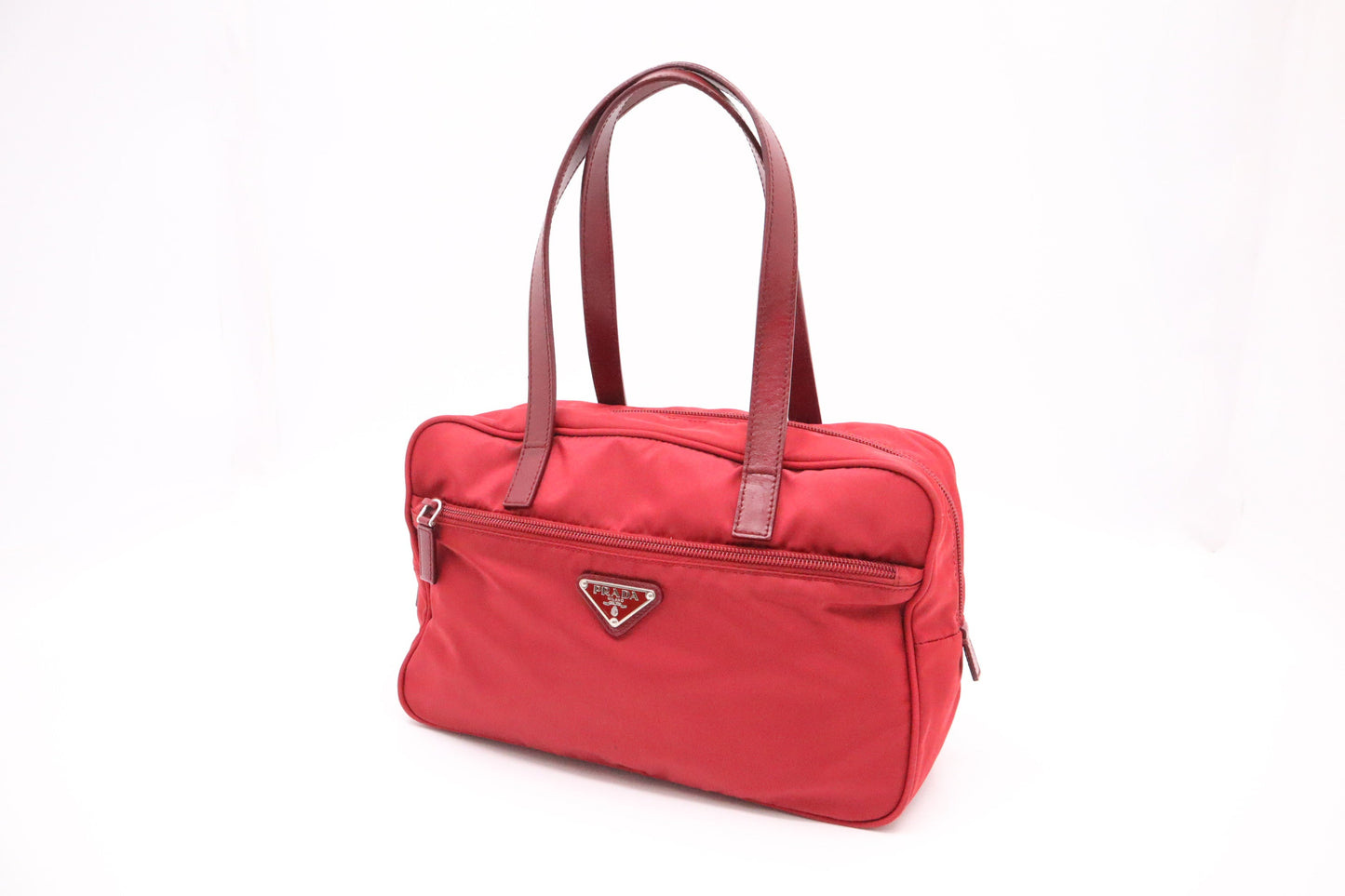 Prada Handbag In Canvas Nylon Travel Bag