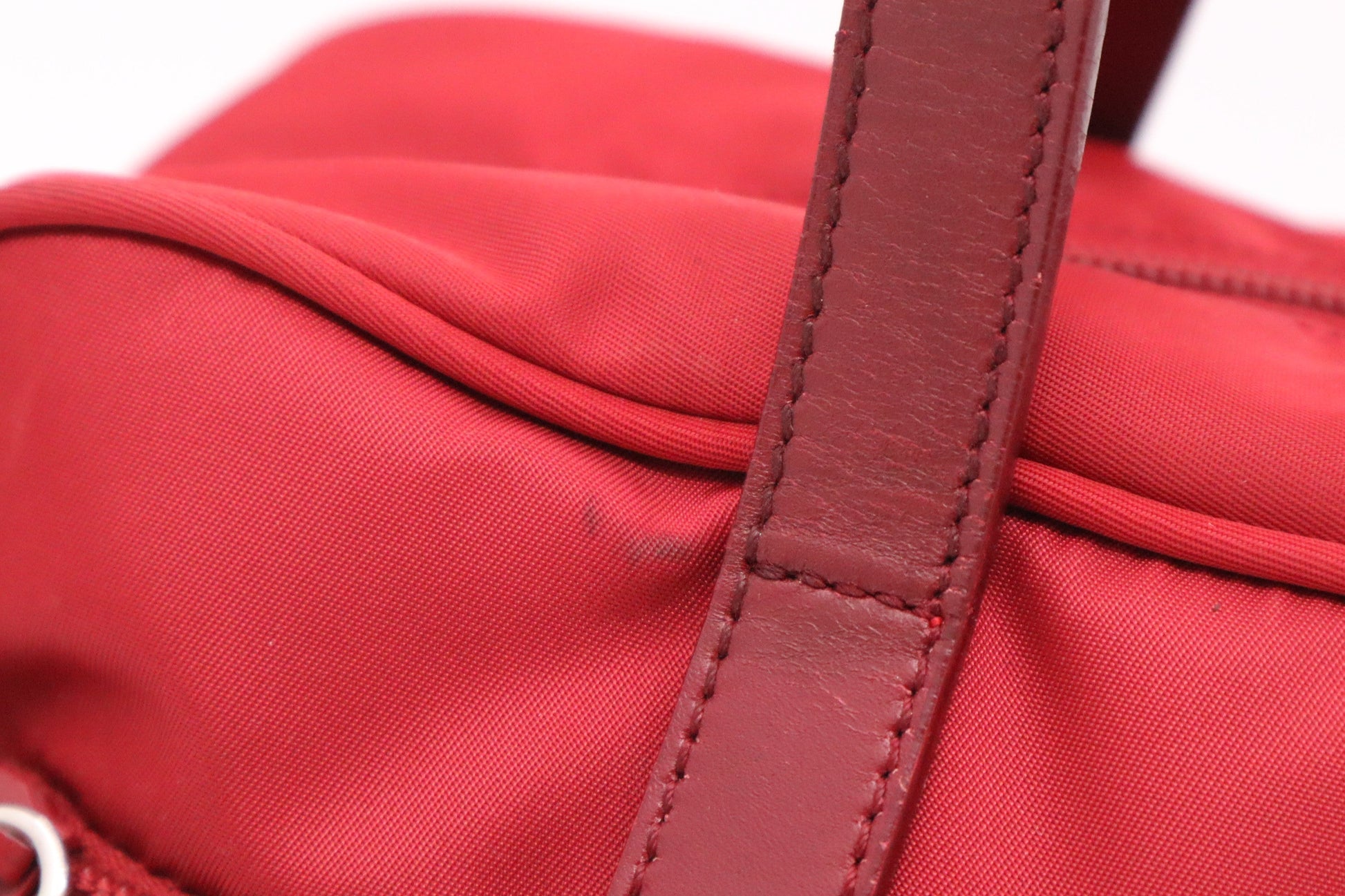 Prada Handbag In Canvas Nylon Travel Bag