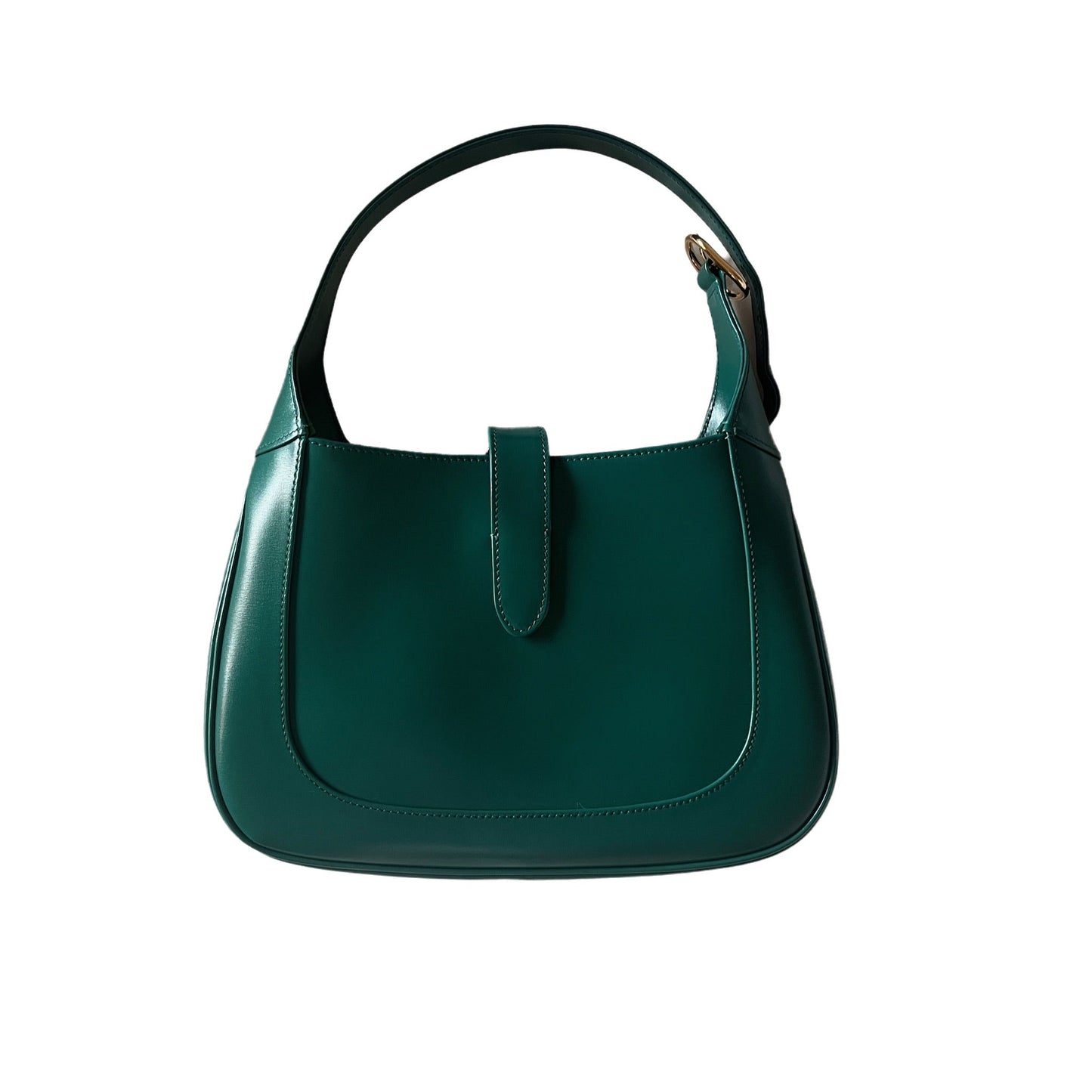 Gucci Jackie Adjustable Strap Leather Green Small Handbag Strap 2