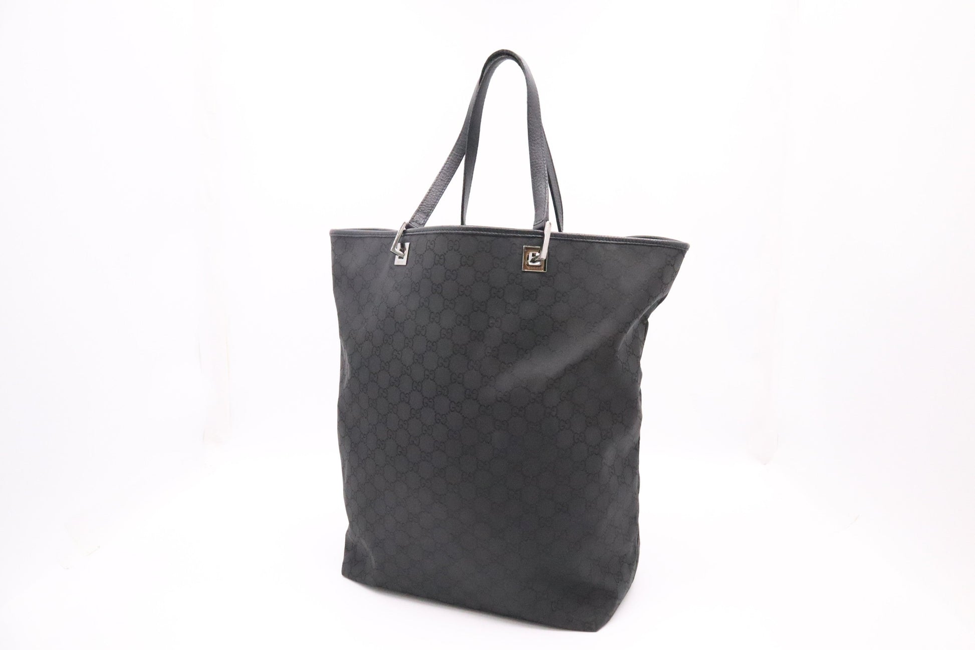 Gucci GG Canvas Black Large Tote Bag