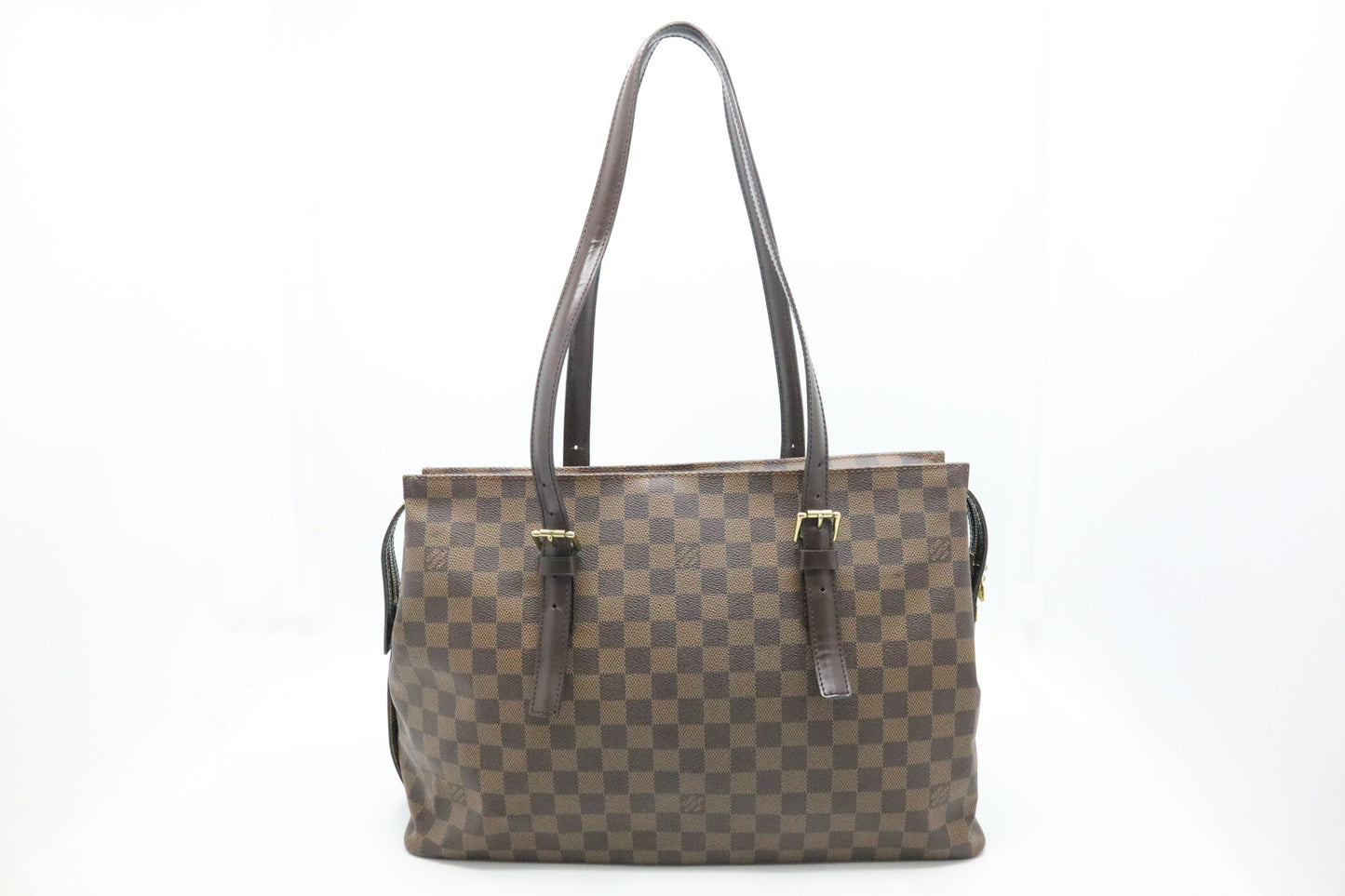 Louis Vuitton Chelsea Ebene Damier Canvas Tote Bag