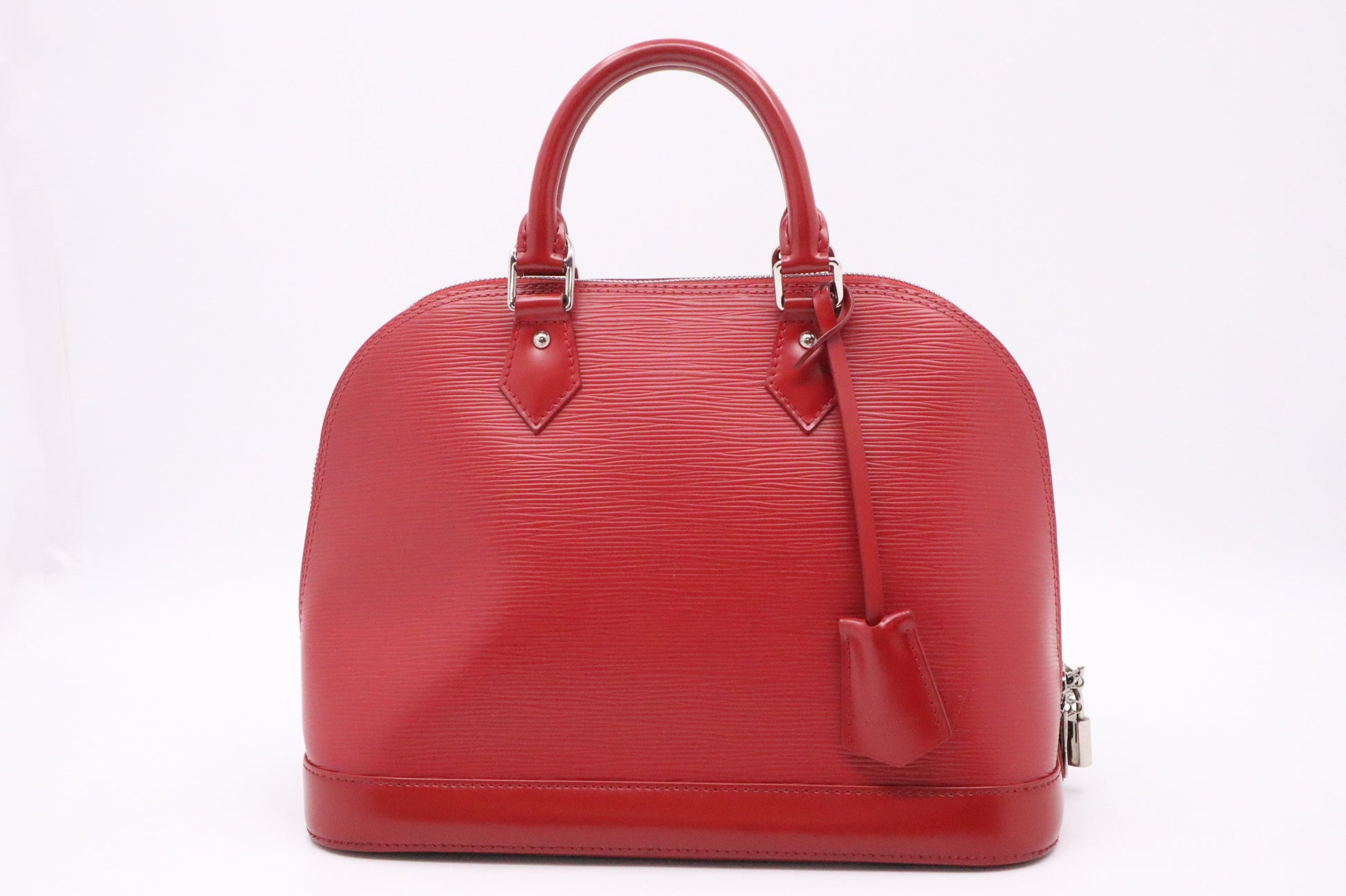 Louis Vuitton Alma PM Epi Leather Red Handbag Epi Leather