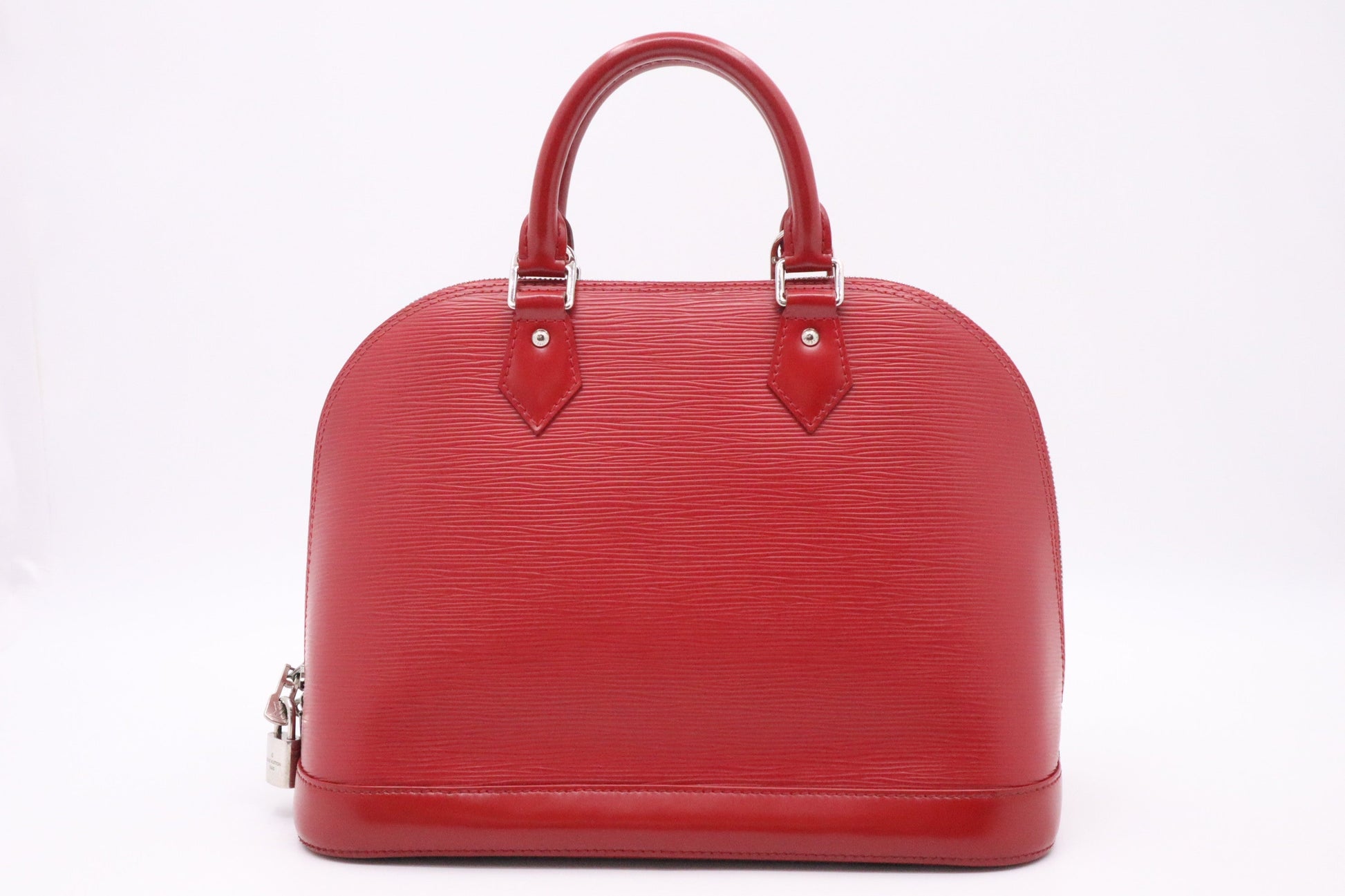 Louis Vuitton Alma PM Epi Leather Red Handbag Epi Leather