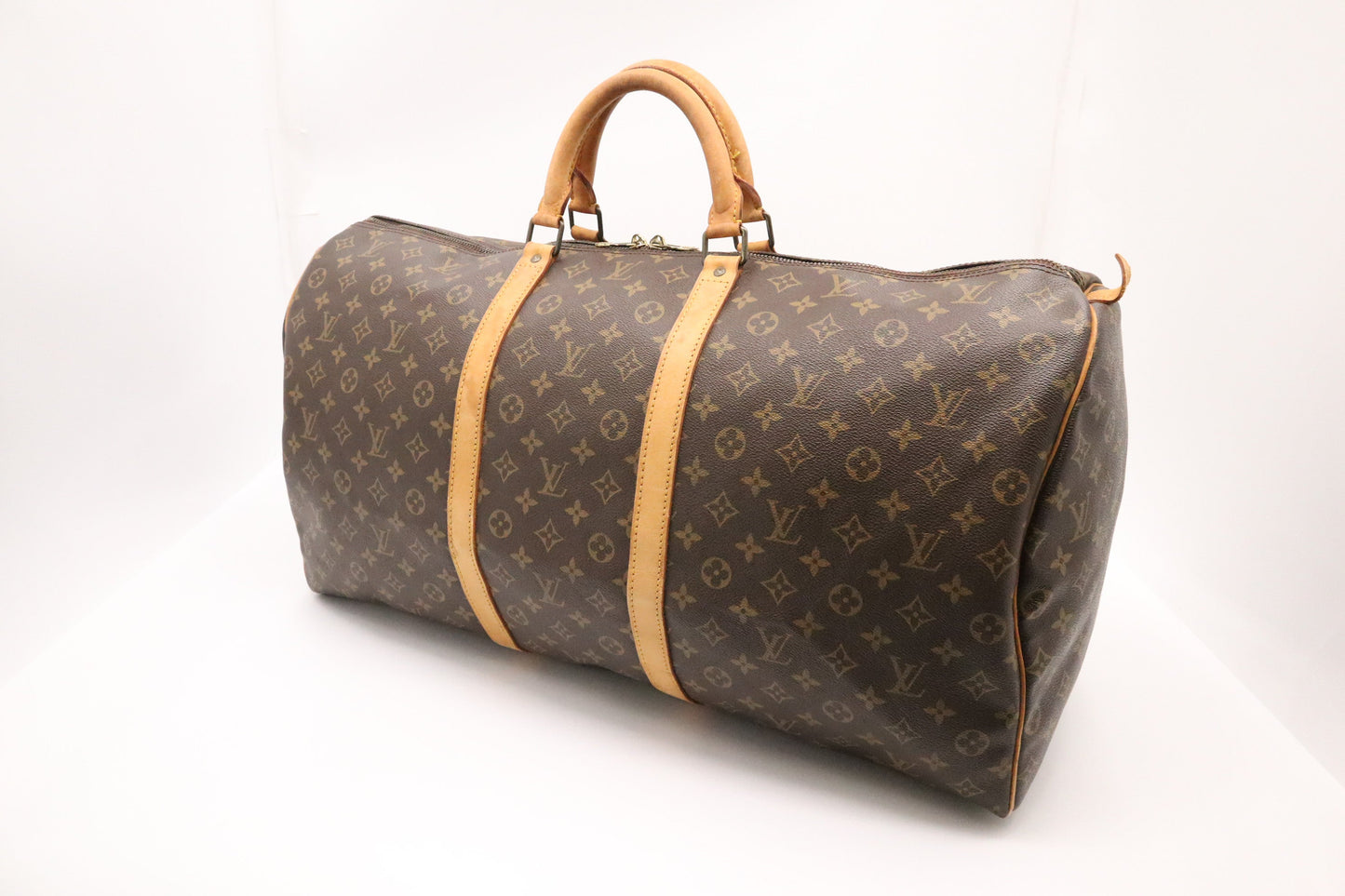 Louis Vuitton Keepall 60 Monogram Canvas Travel Bag Monogram Canvas