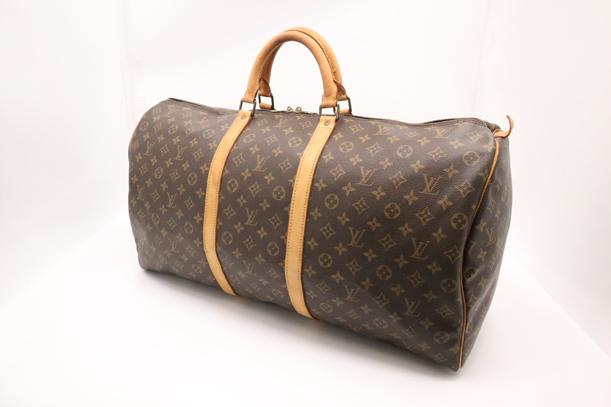 Louis Vuitton Keepall 60 Monogram Canvas Travel Bag Monogram Canvas