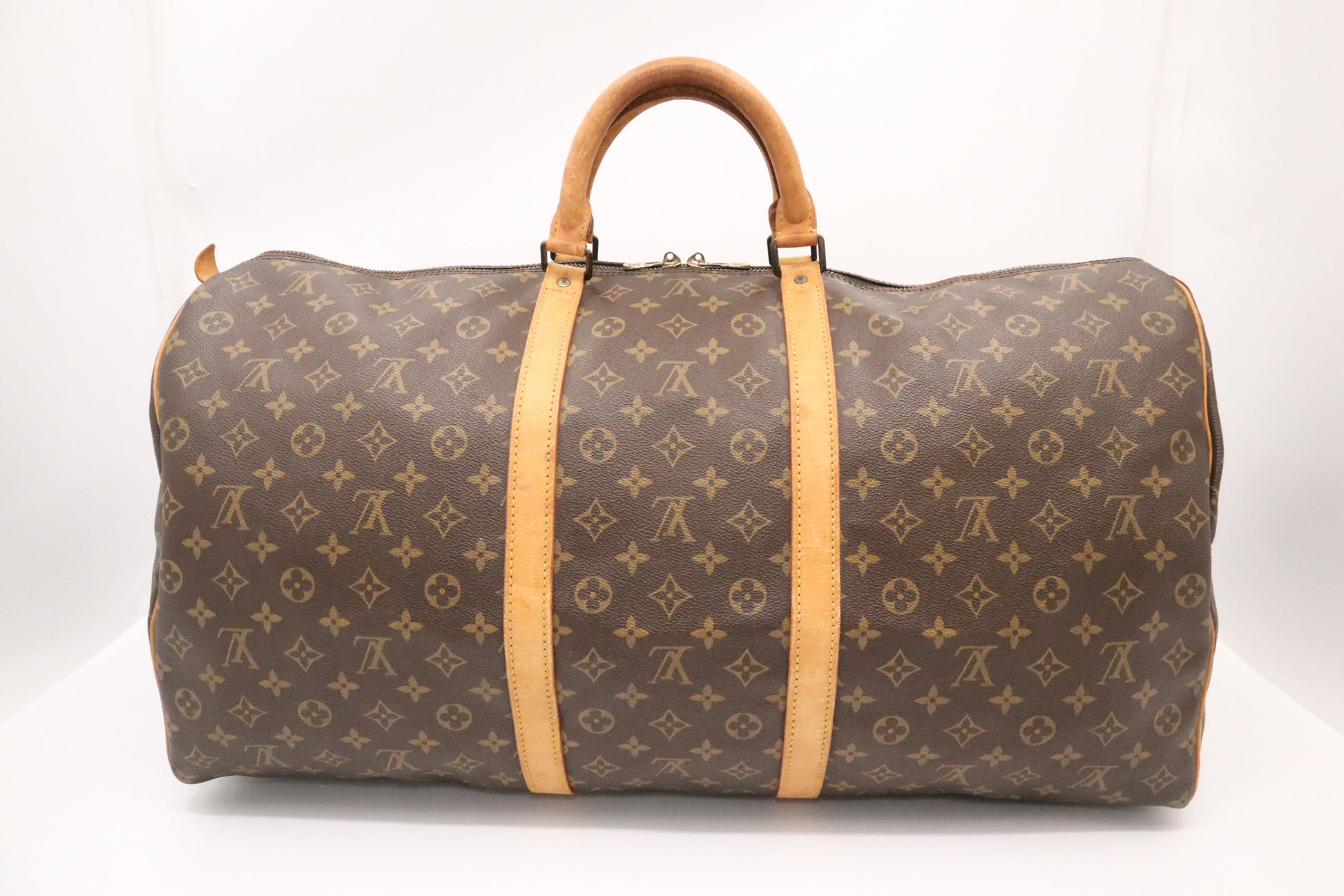 Louis Vuitton Keepall 60 Monogram Canvas Travel Bag Monogram Canvas
