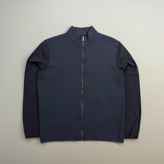 Prada Handbag Sport Lightweight -Through Panelled Jacket 2 Nylon Navy Zip