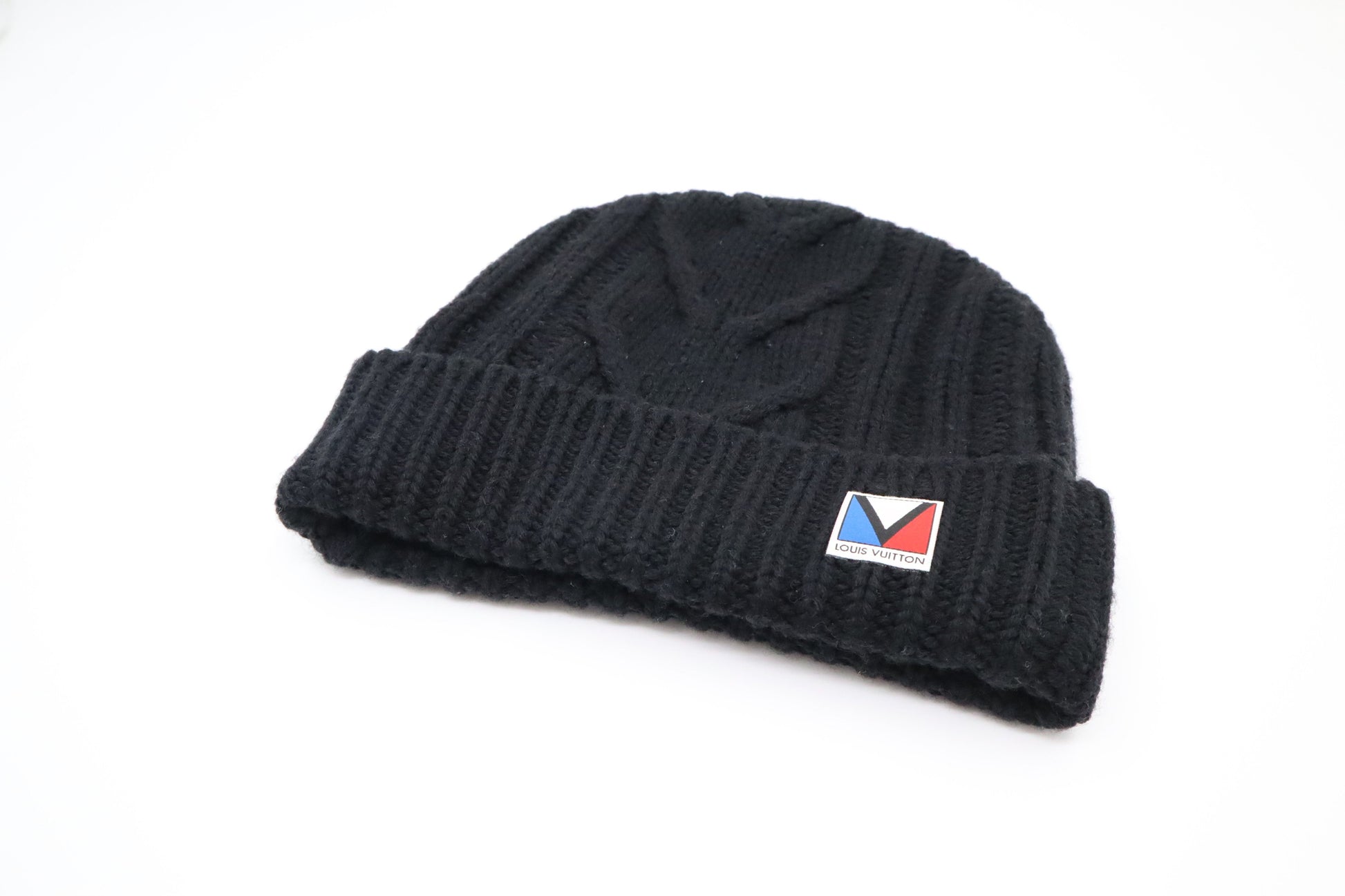 Louis Vuitton Knitted Beanie Black Hat