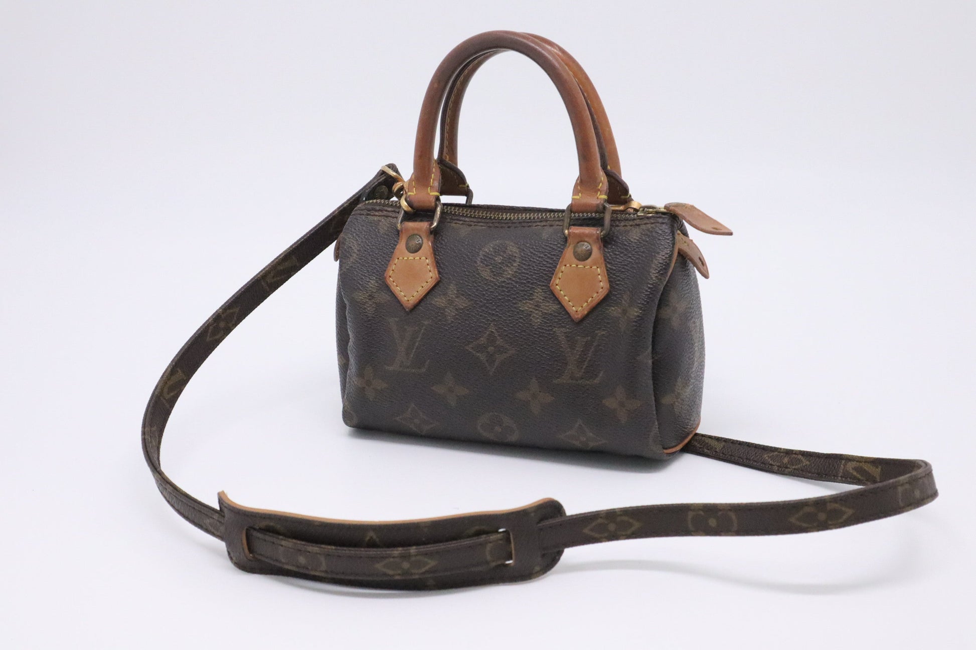 Louis Vuitton Speedy Monogram Canvas Mini Bag Canvas 4