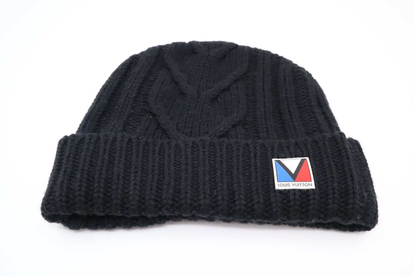 Louis Vuitton Knitted Beanie Black Hat