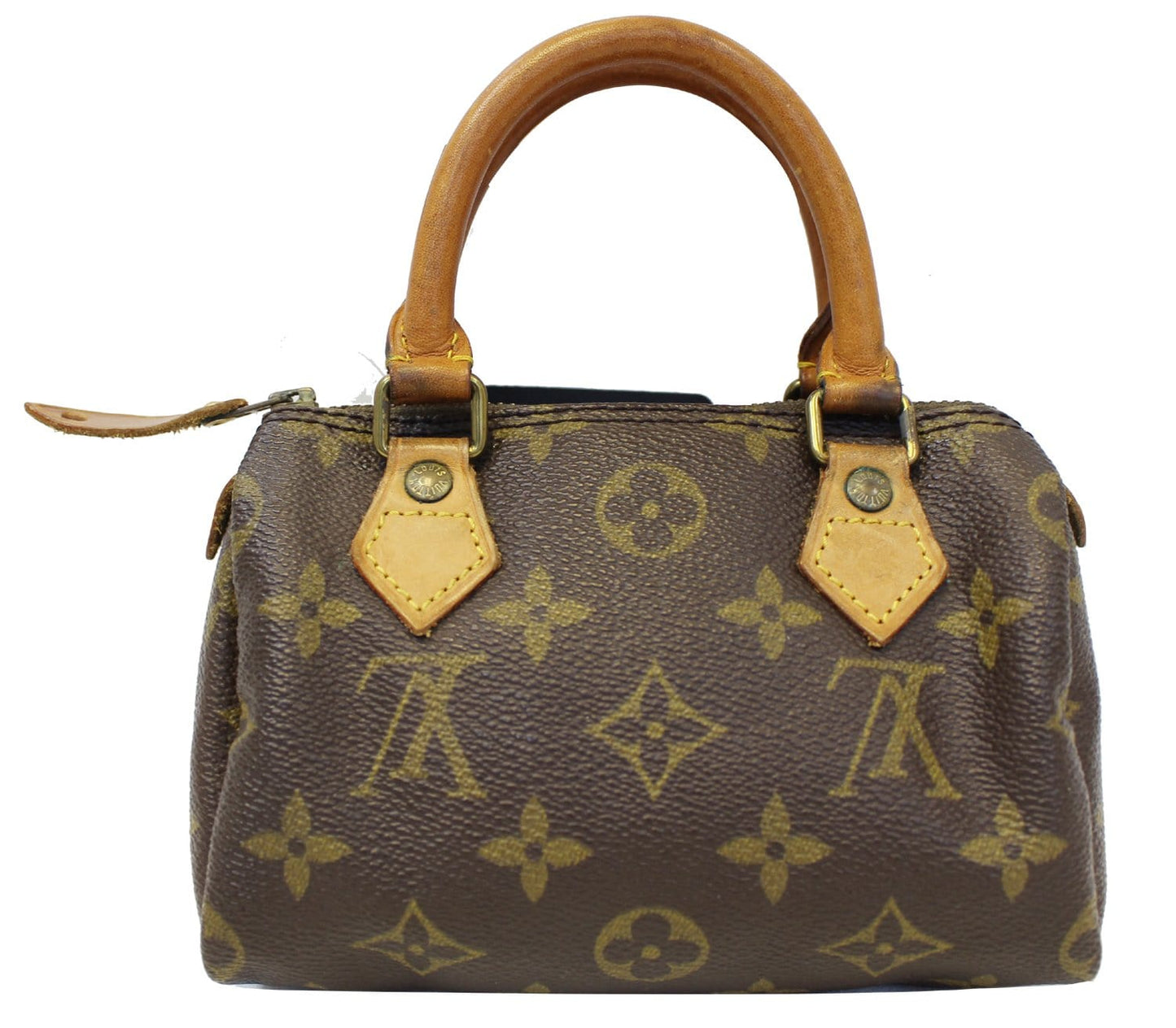 Louis Speedy Satchel Handbag Canvas Monogram Travel Bag