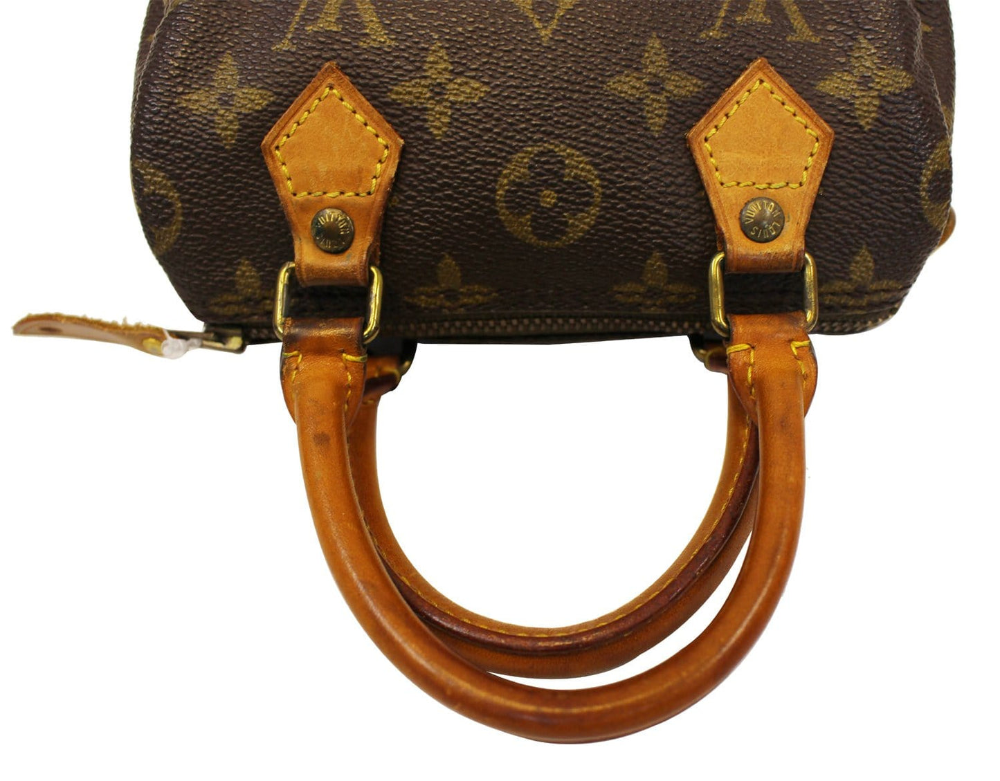 Louis Speedy Satchel Handbag Canvas Monogram Travel Bag