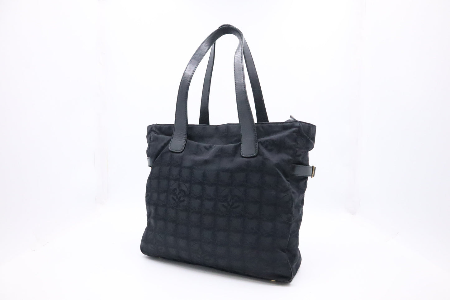 Chanel New Line Black Canvas Travel Bag 5