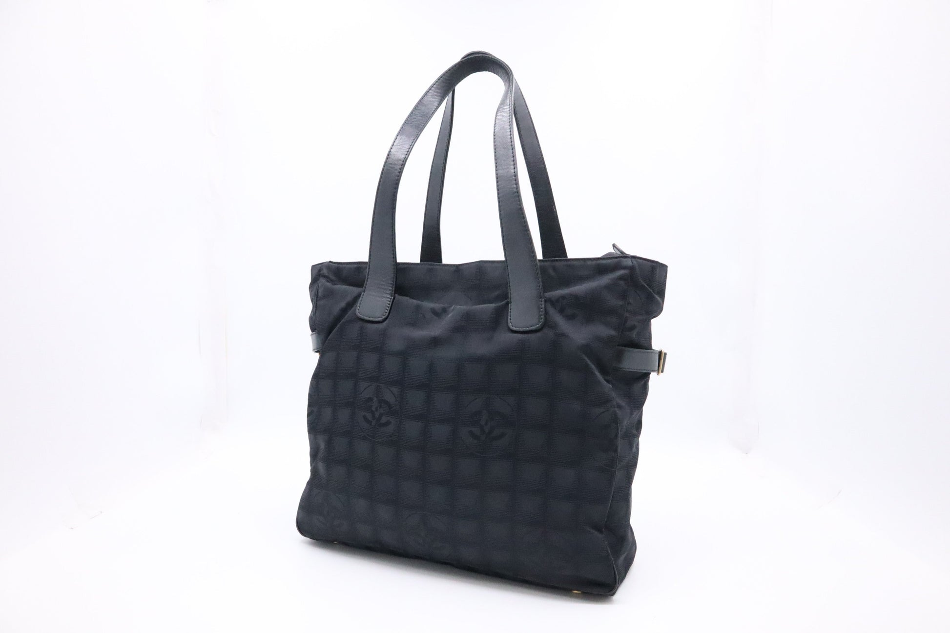 Chanel New Line Black Canvas Travel Bag 5