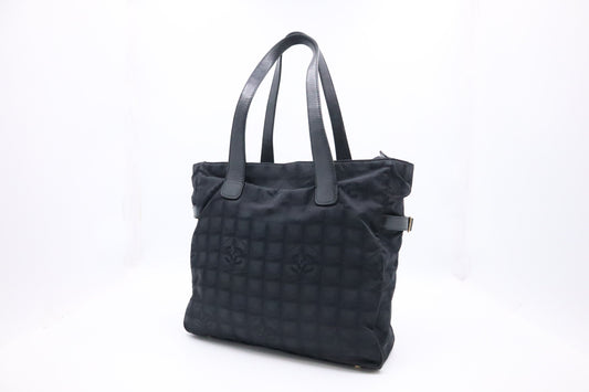 Chanel New Line Black Canvas Travel Bag 5