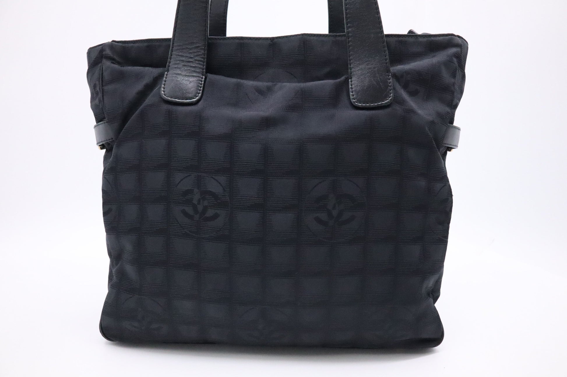 Chanel New Line Black Canvas Travel Bag 5