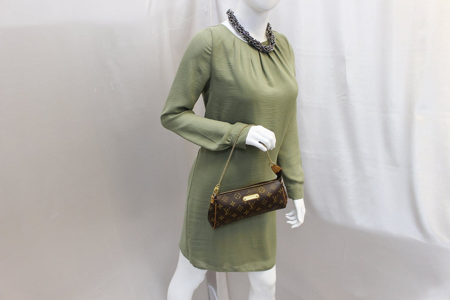 Louis Pochette Eva Clutch Bag Monogram
