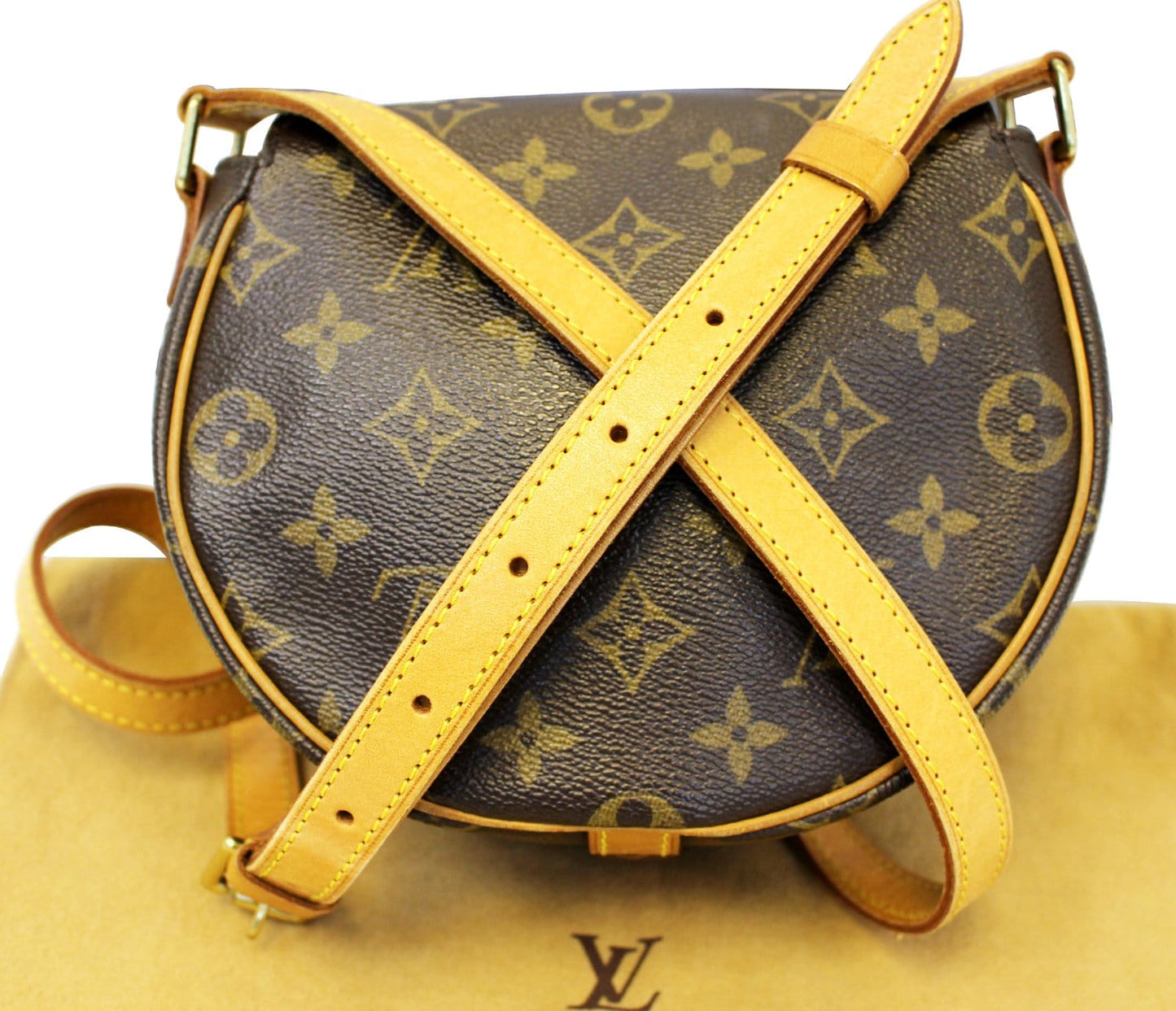 Louis Tambourine Shoulder Crossbody Bag Monogram