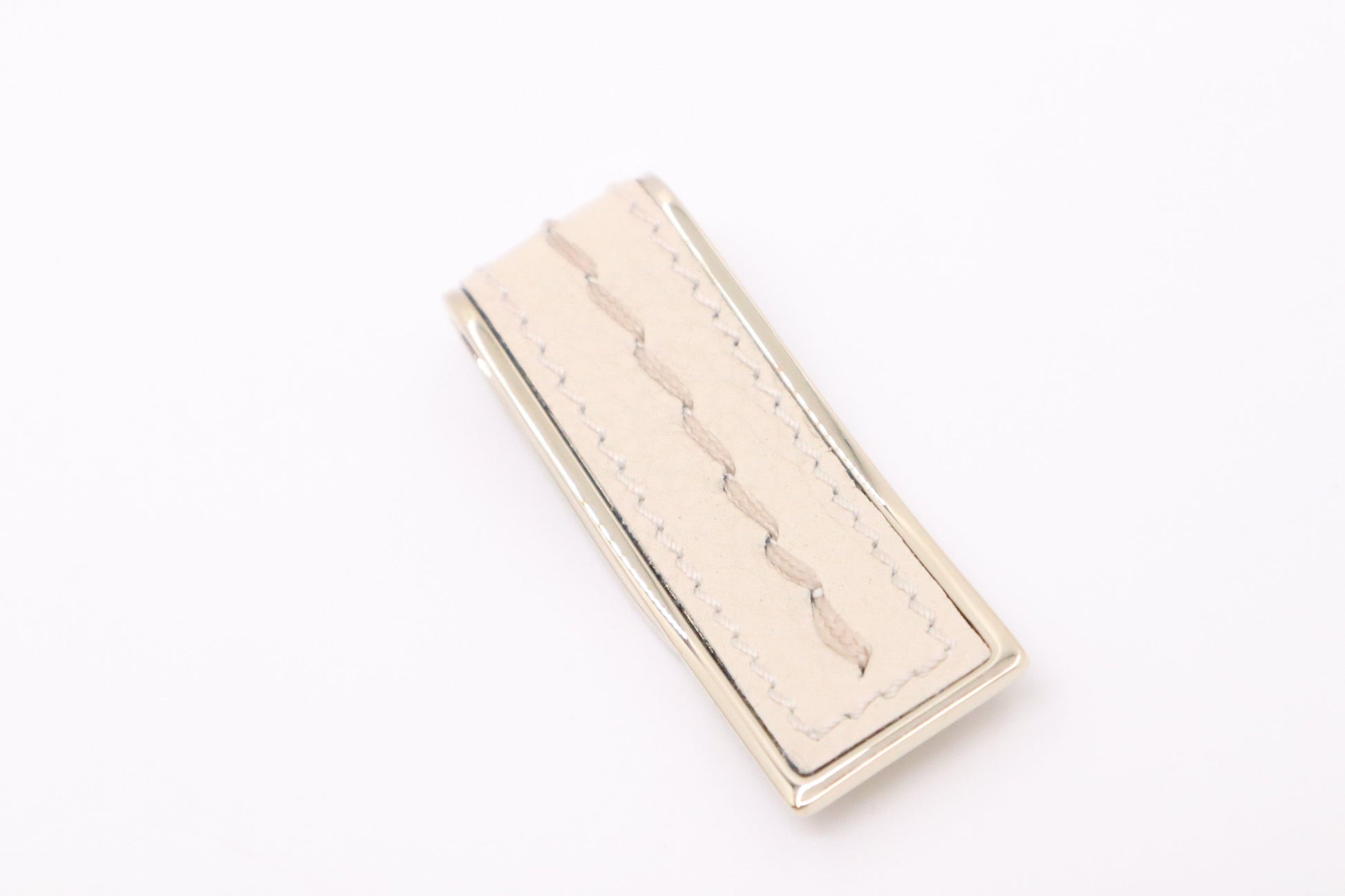 Gucci Money Clip Off Leather White Handbag