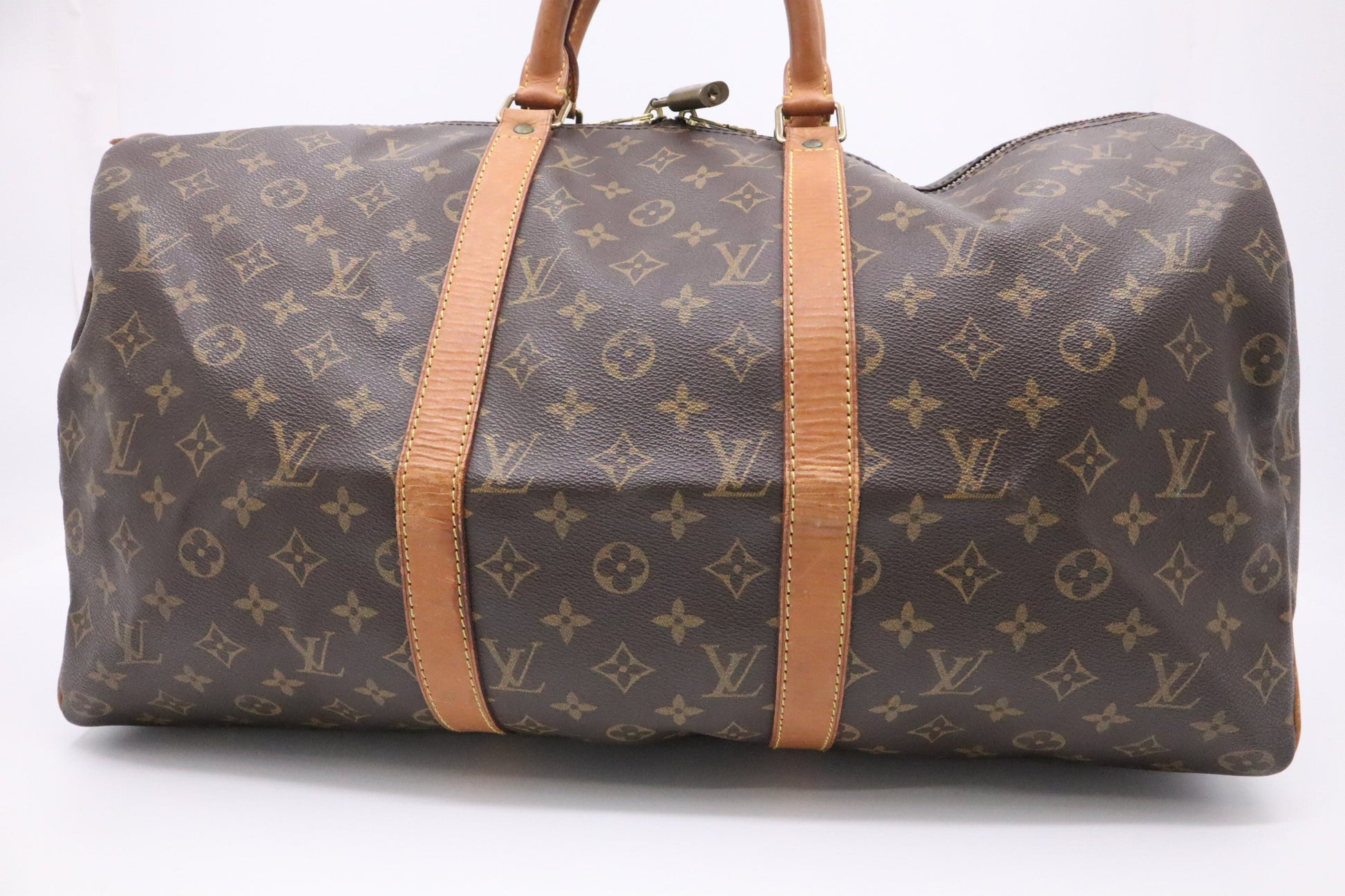 Louis Vuitton Keepall 50 Monogram Canvas Travel Bag Canvas 5