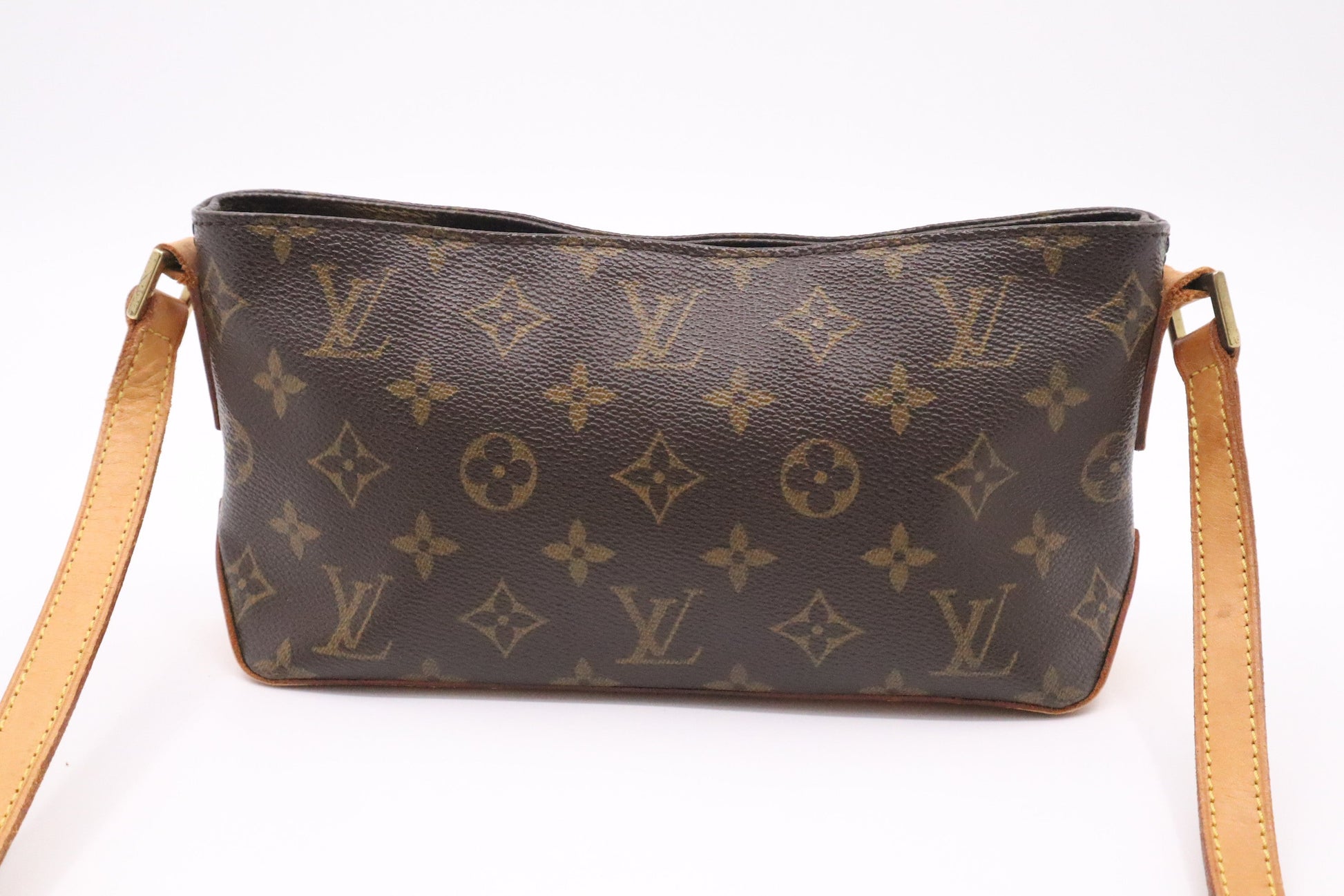 Louis Vuitton Trotteur Monogram Canvas Handbag Monogram Canvas
