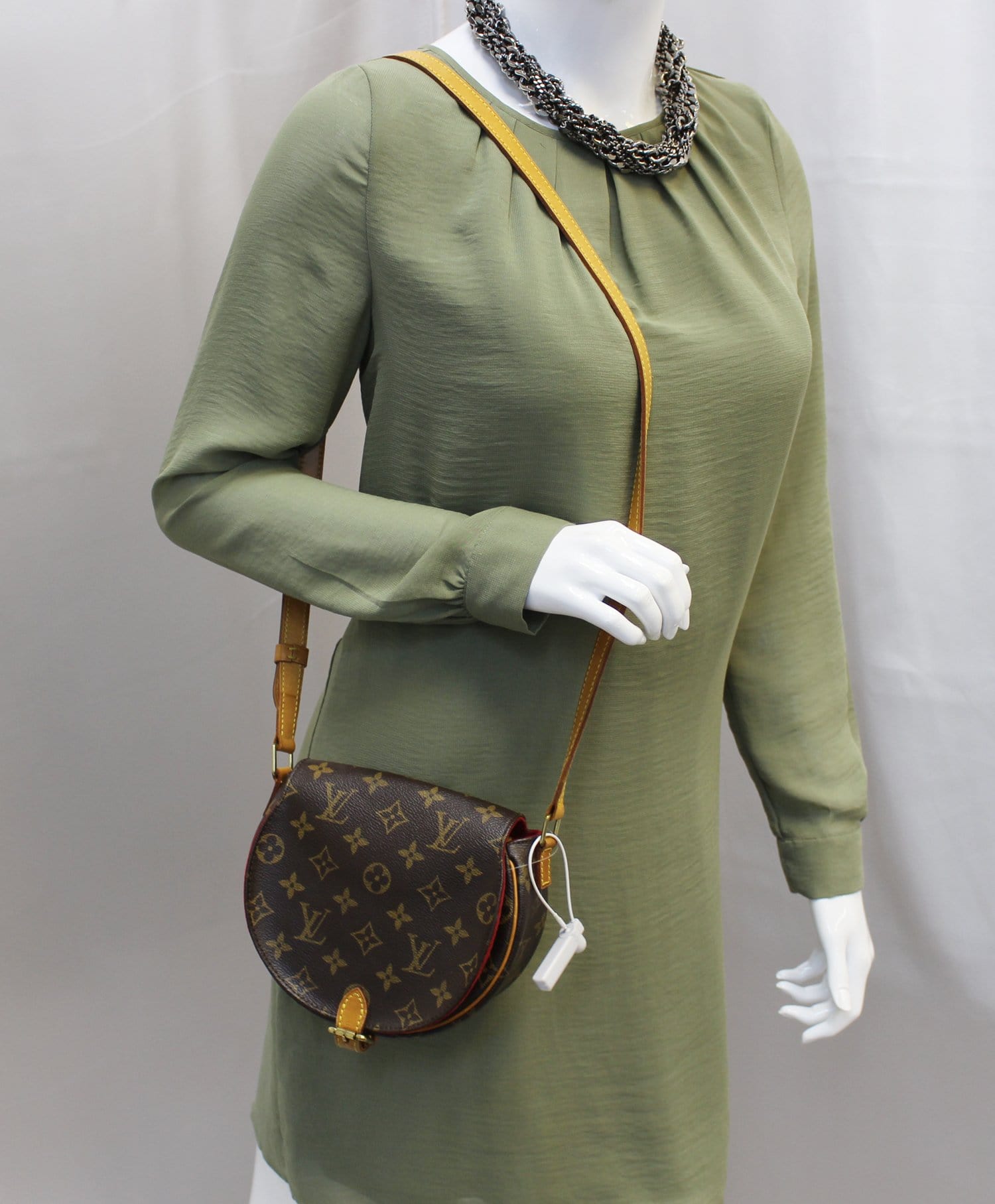 Louis Tambourine Shoulder Crossbody Bag Monogram