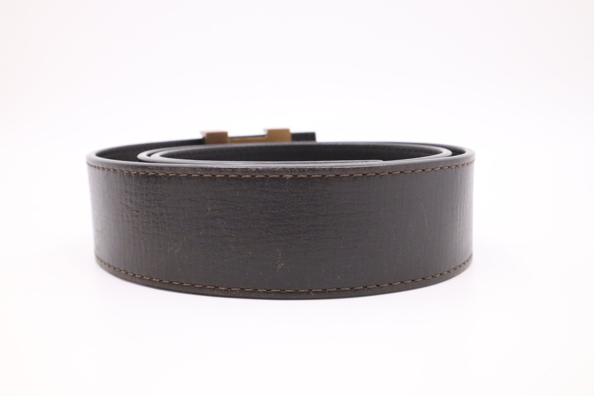 Louis Vuitton Belt Leather Brown
