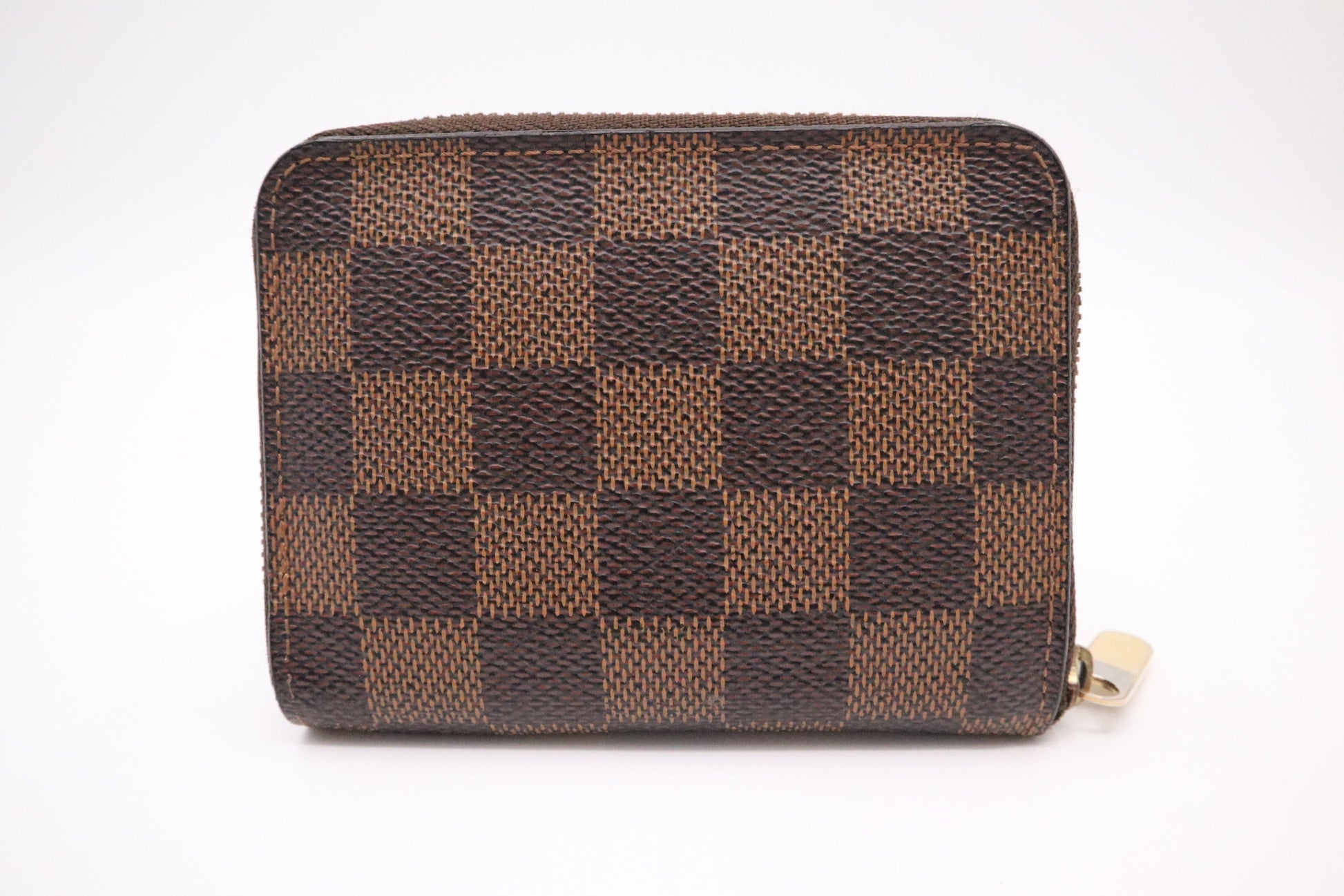 Louis Vuitton Compact Ebene Damier Canvas Wallet Case